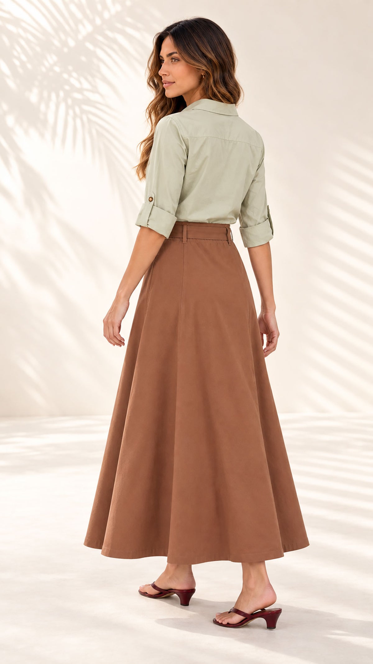 Blusa camisera esencial.