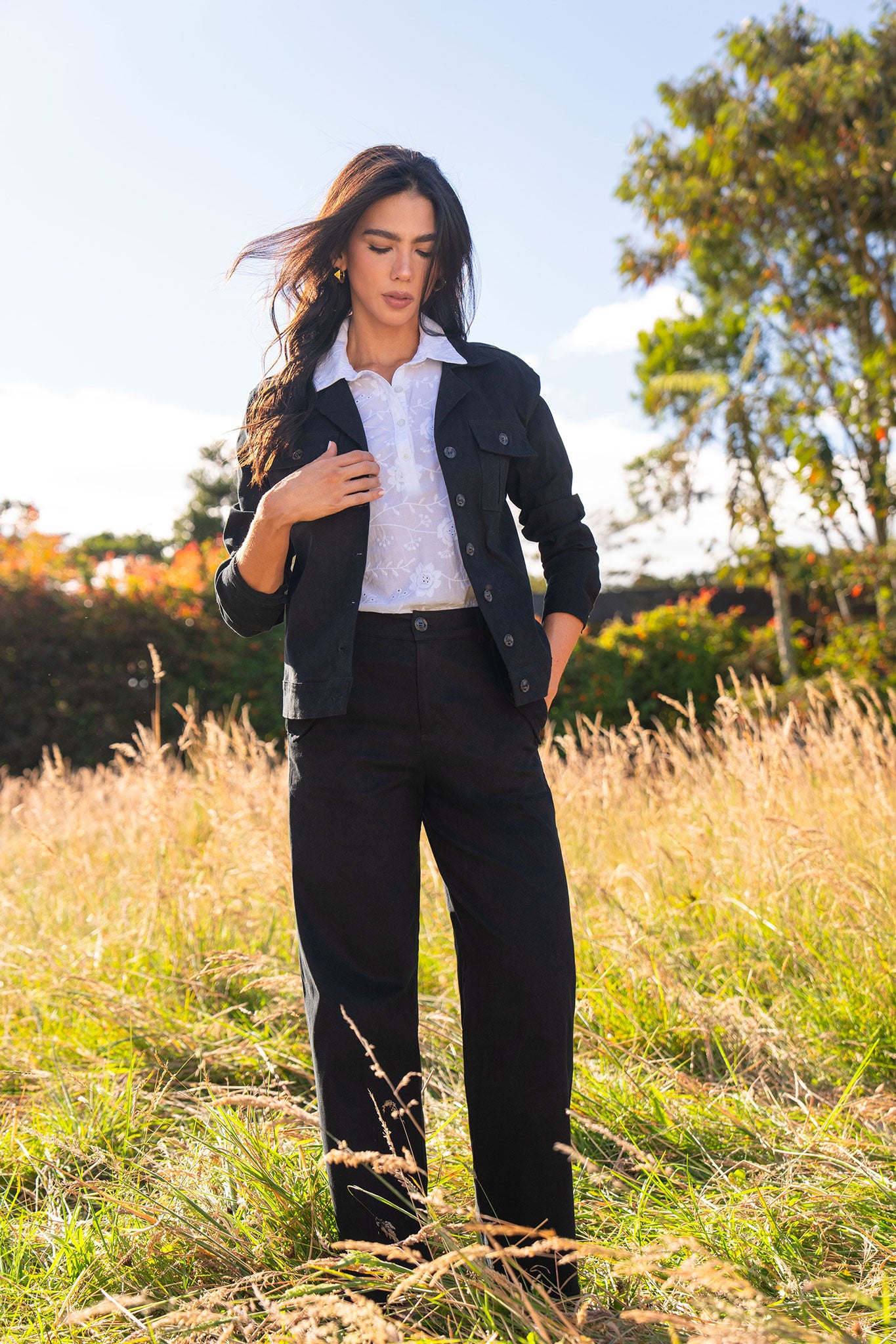 Chaqueta con bolsillo