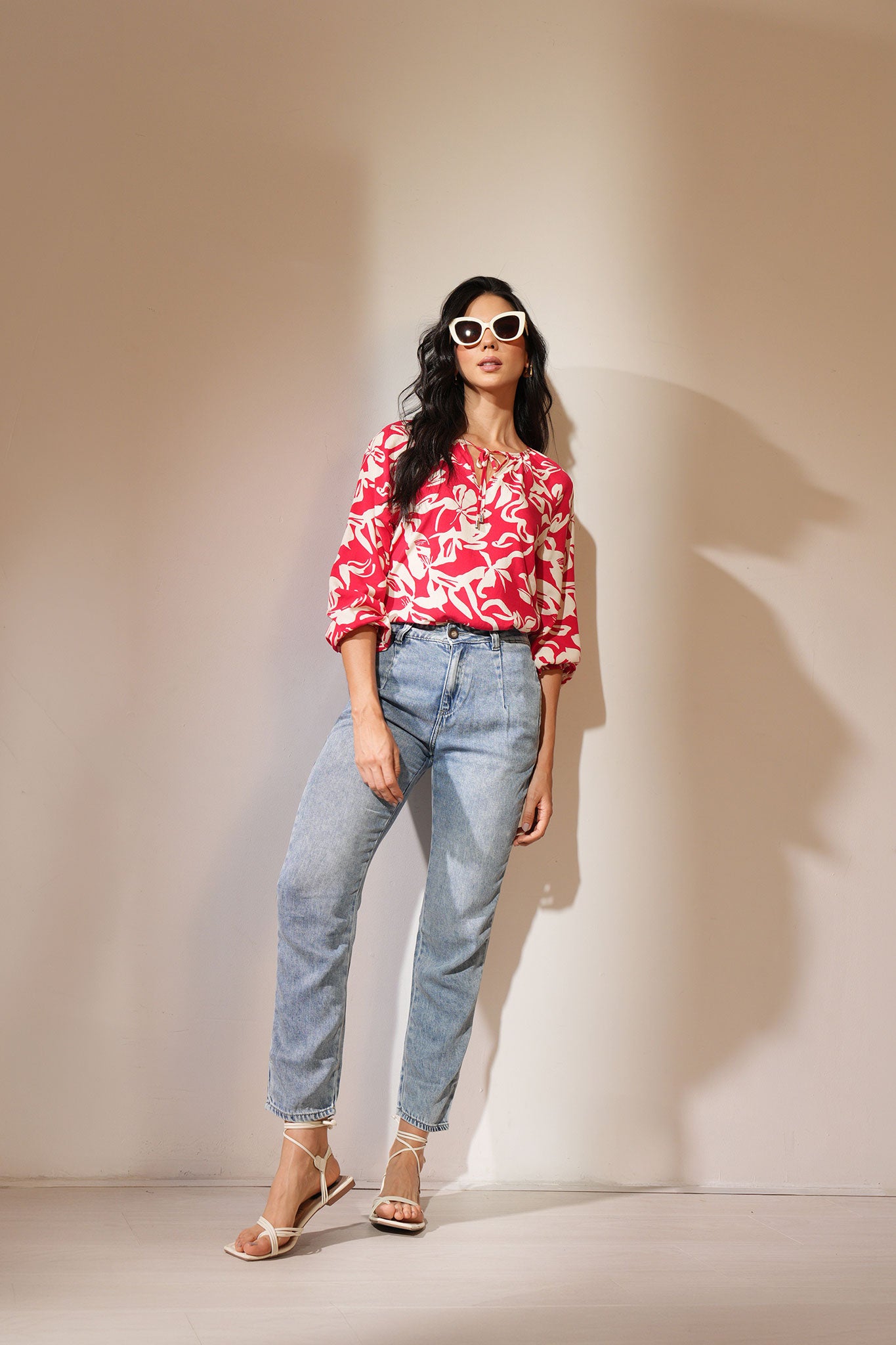 Blusa con elástico