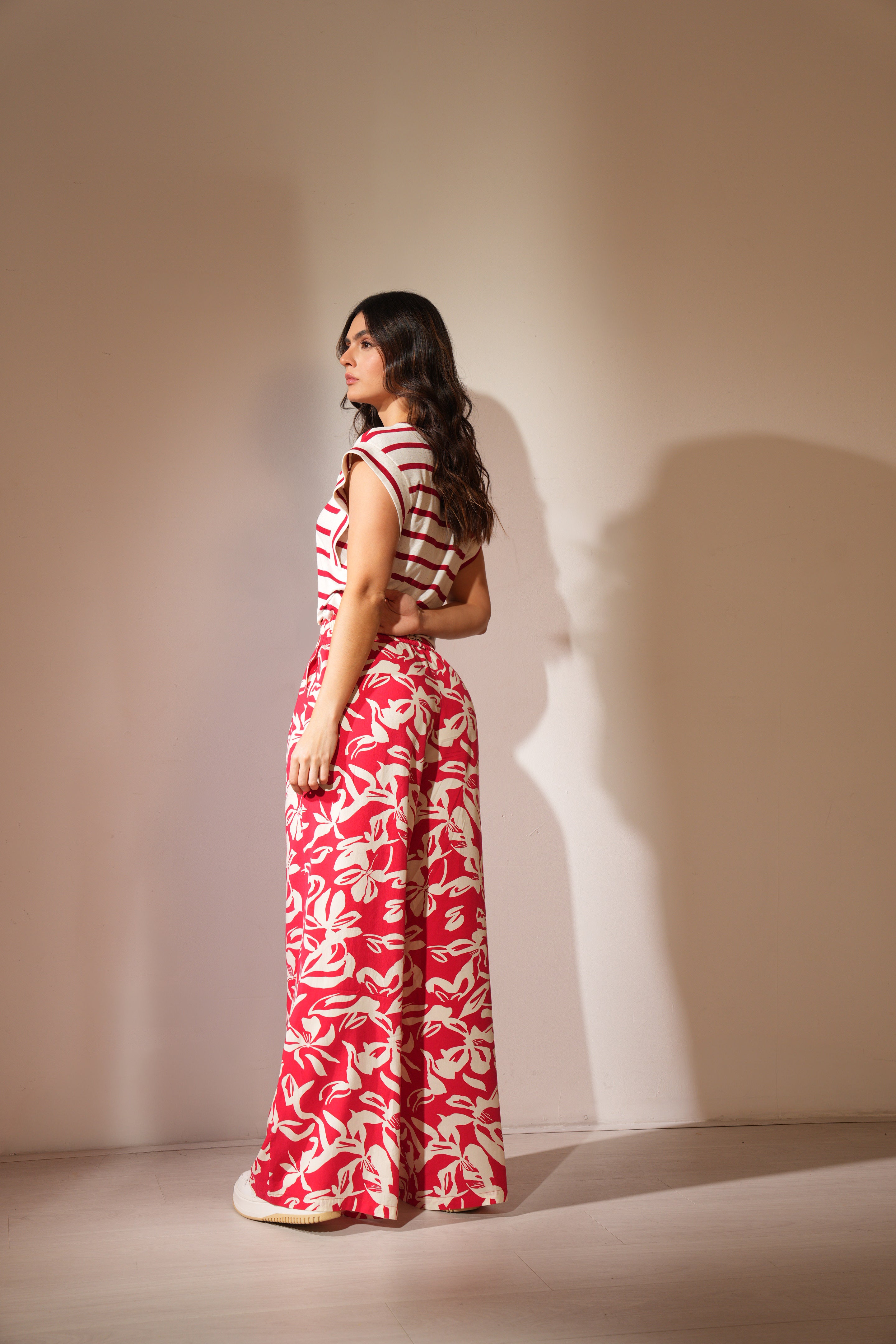 Pantalón bota palazzo