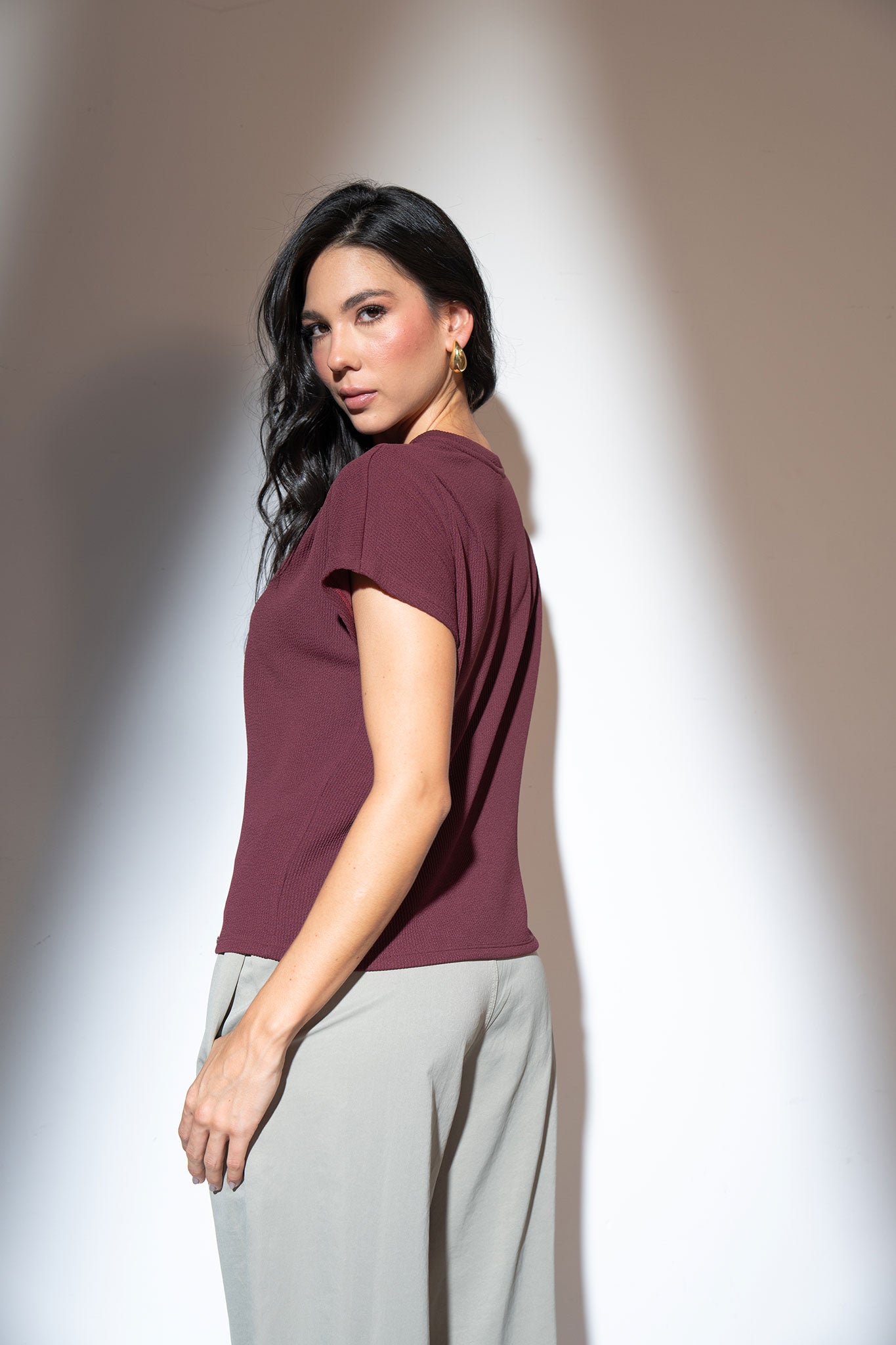 Camiseta cuello redondo