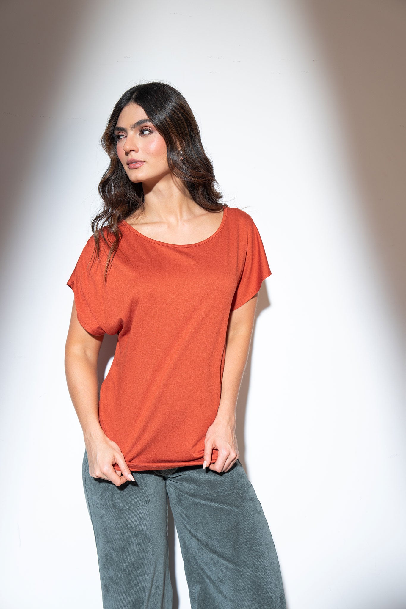 Camiseta cuello redondo