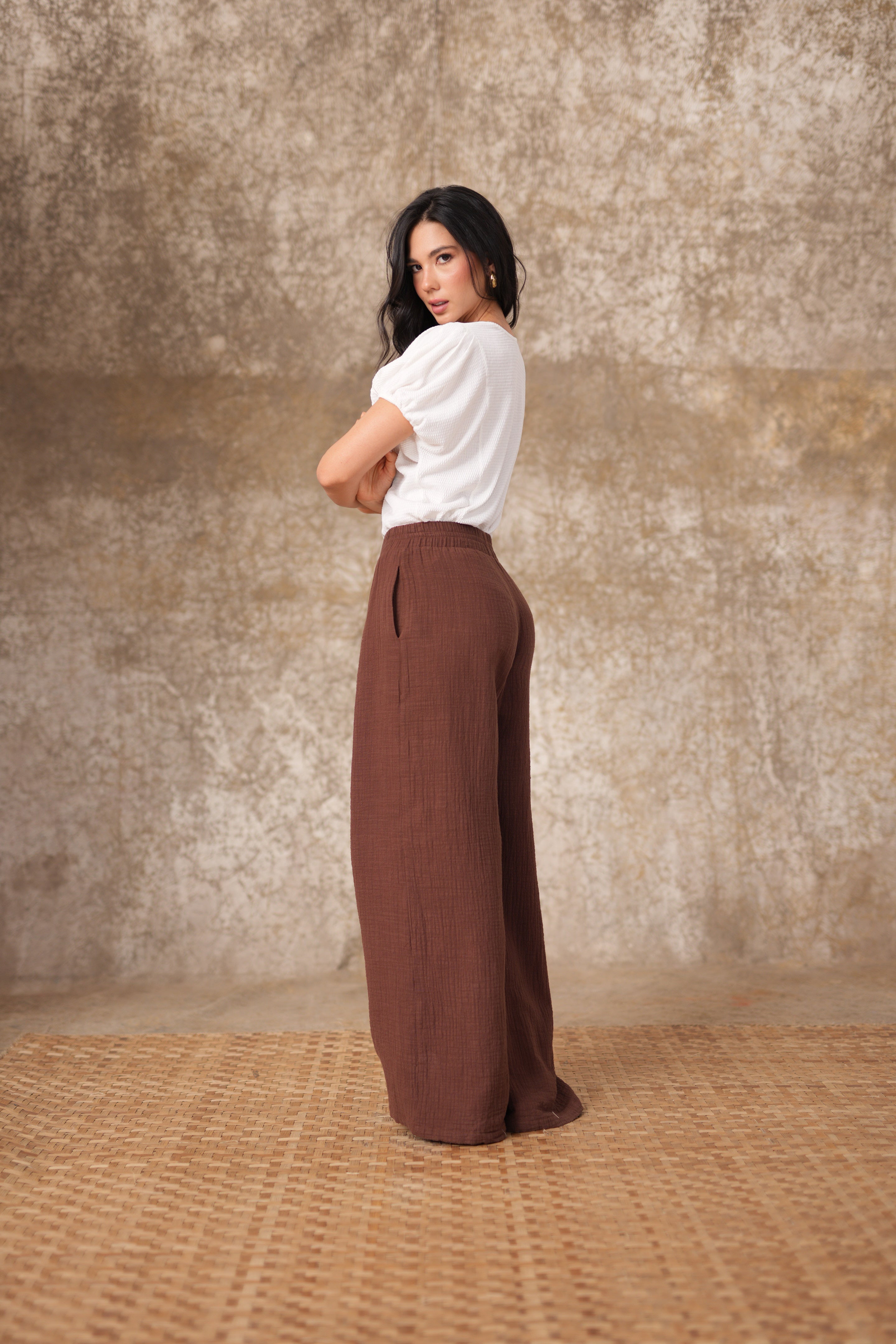 Camiseta manga globo