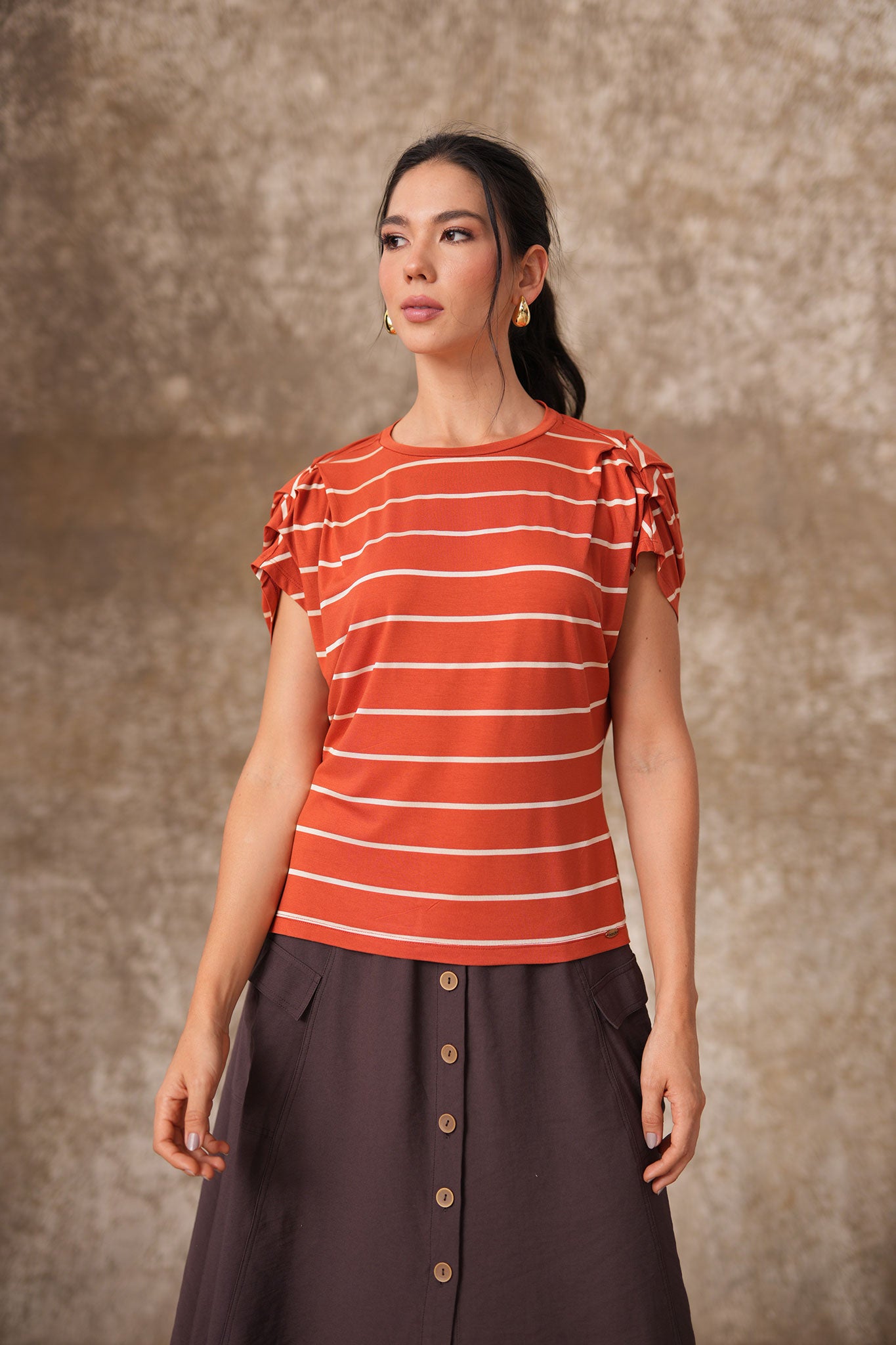 Camiseta con prenses