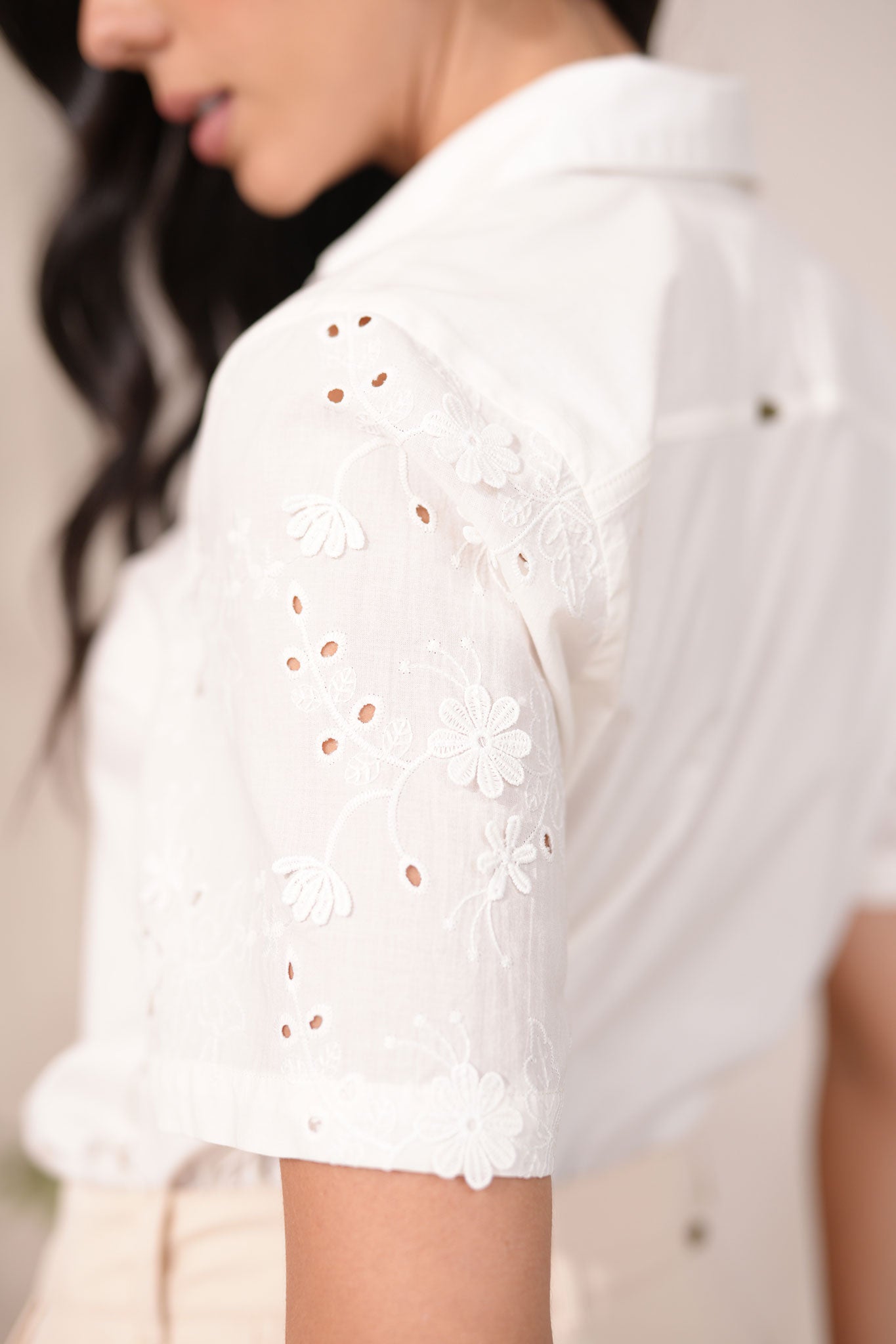 Blusa con cuello