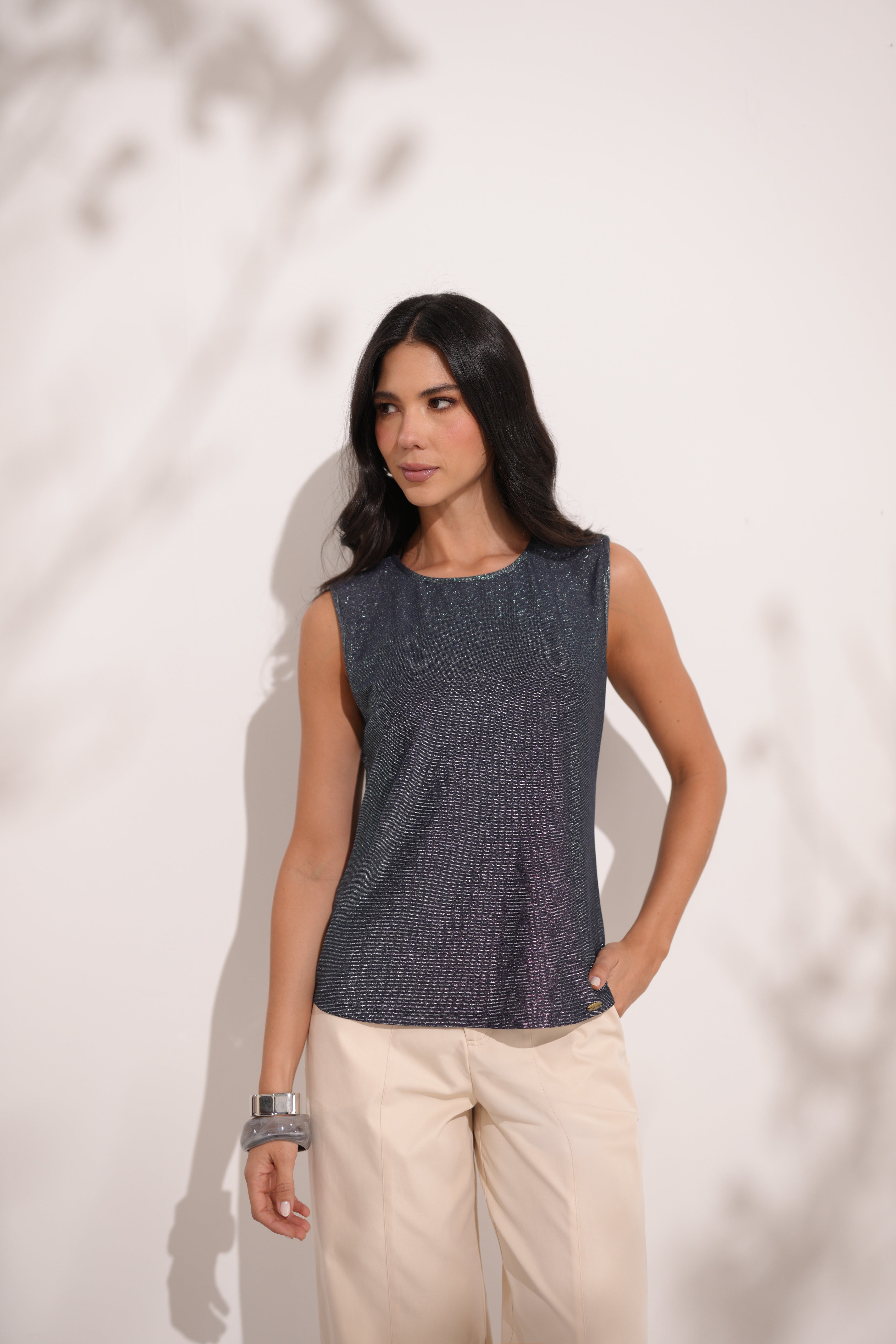 Camiseta cuello redondo