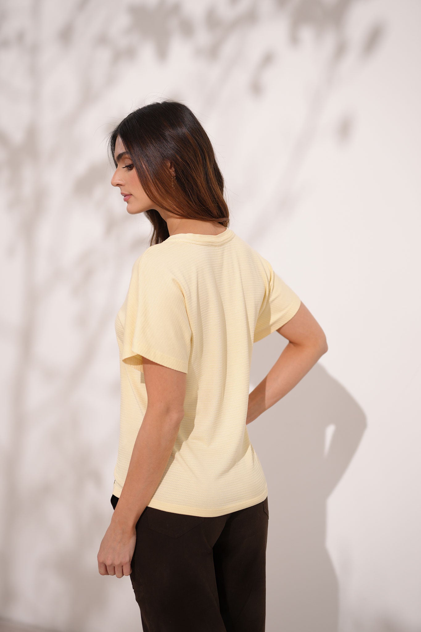 Camiseta cuello en V