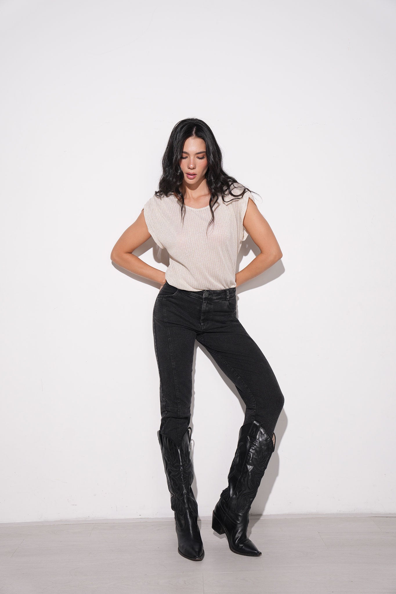 Camiseta cuello redondo