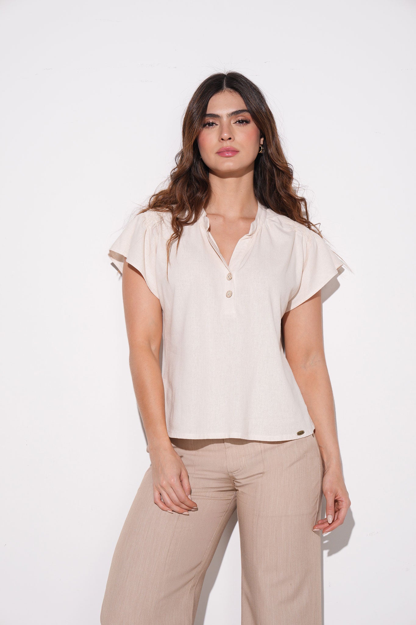 Blusa con elástico