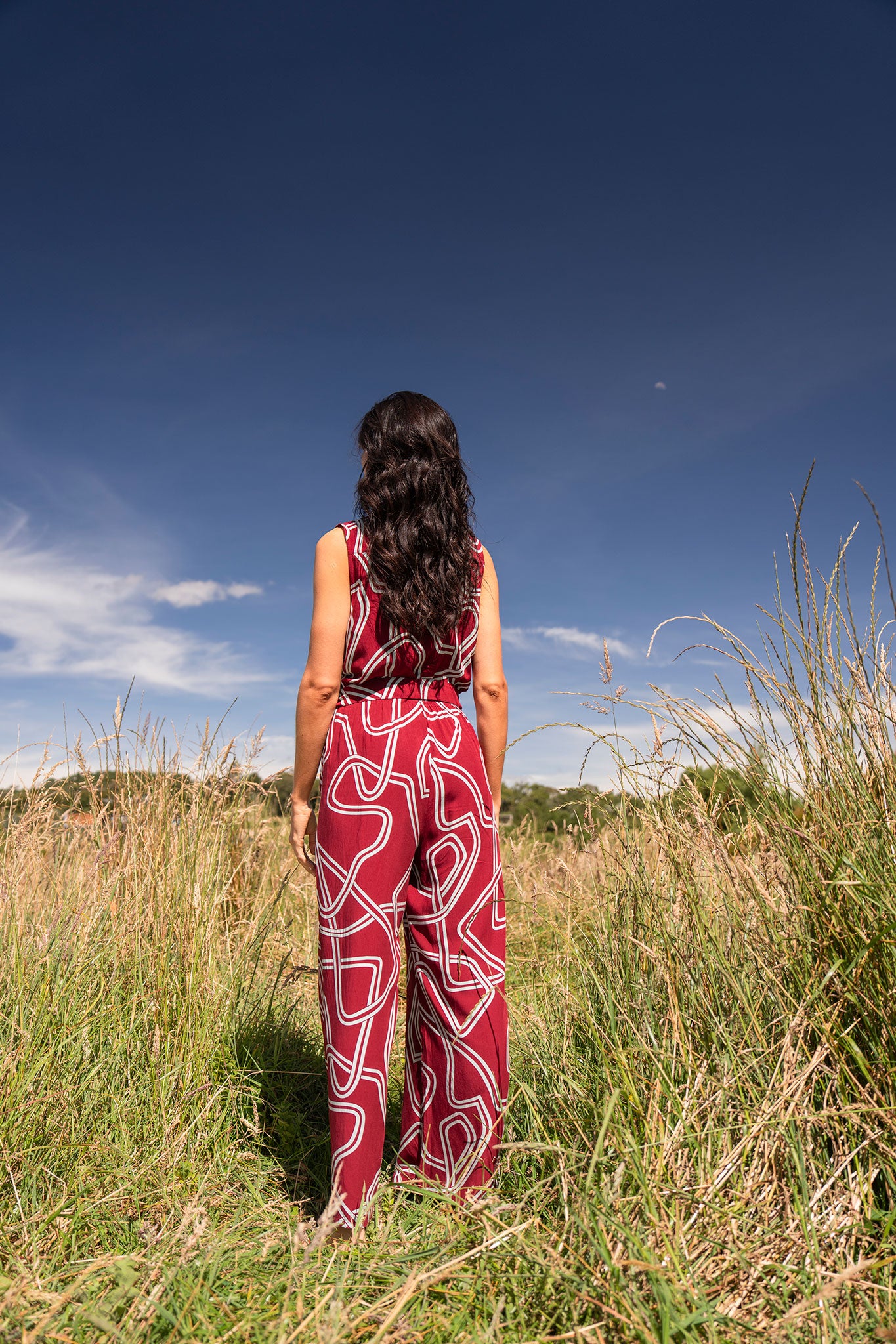 Enterizo bota amplia