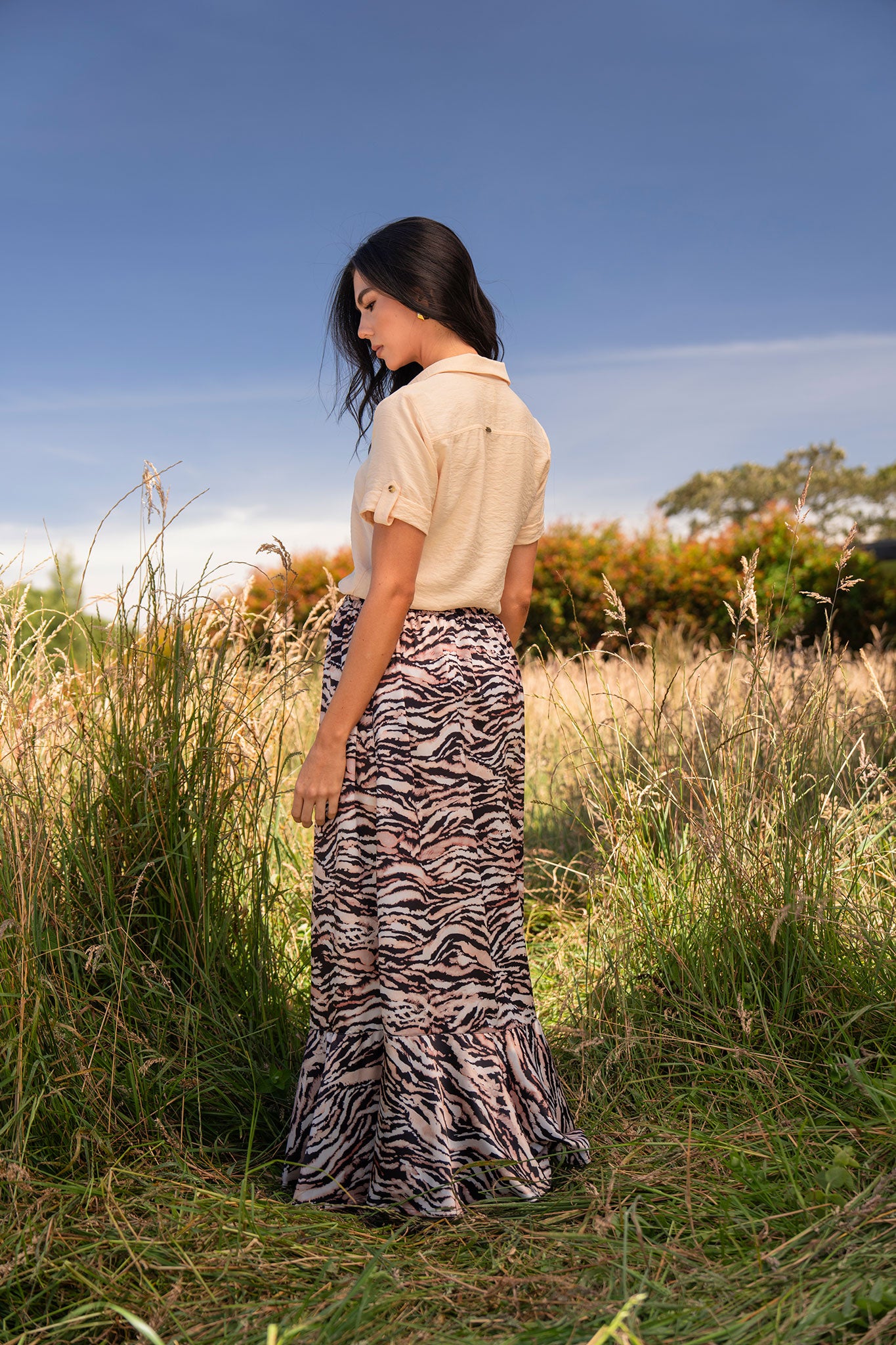 Blusa con charretera