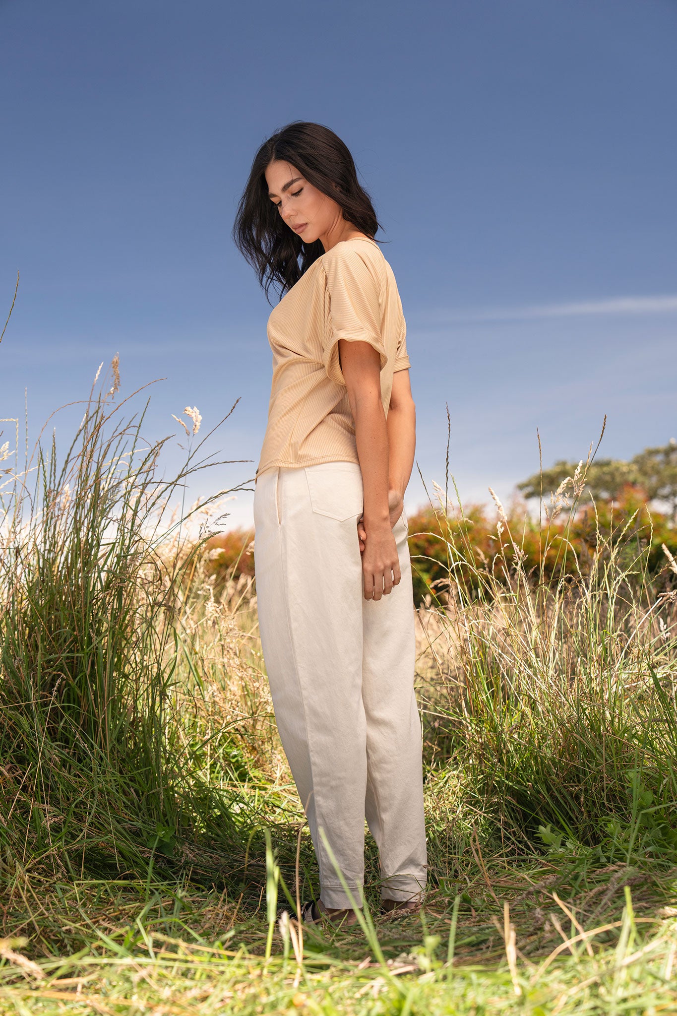 Pantalón tipo barril