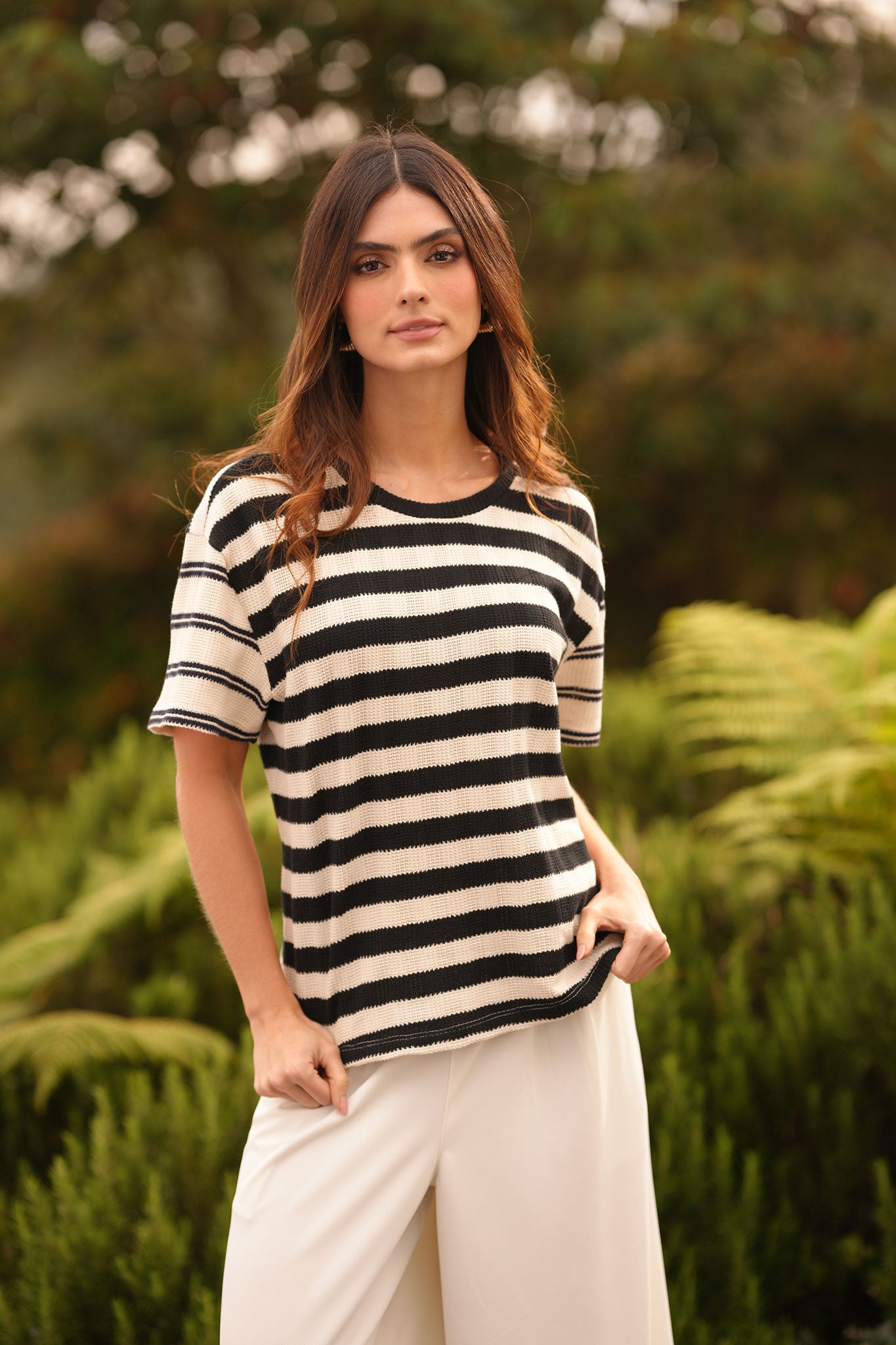 Camiseta cuello redondo
