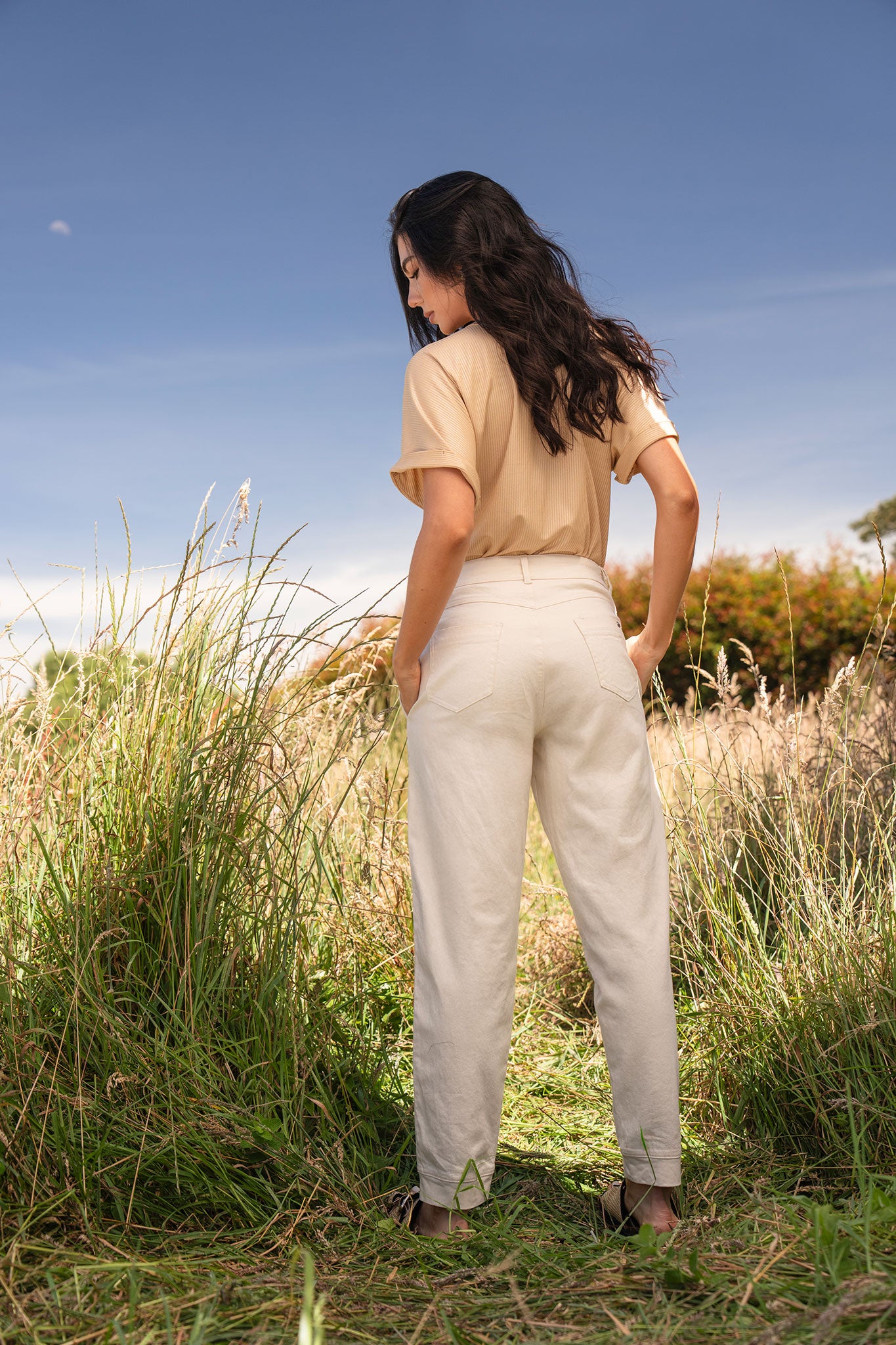 Pantalón tipo barril