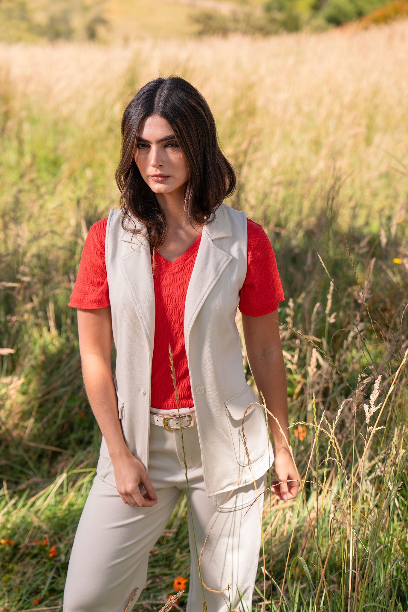 Chaleco con bolsillos