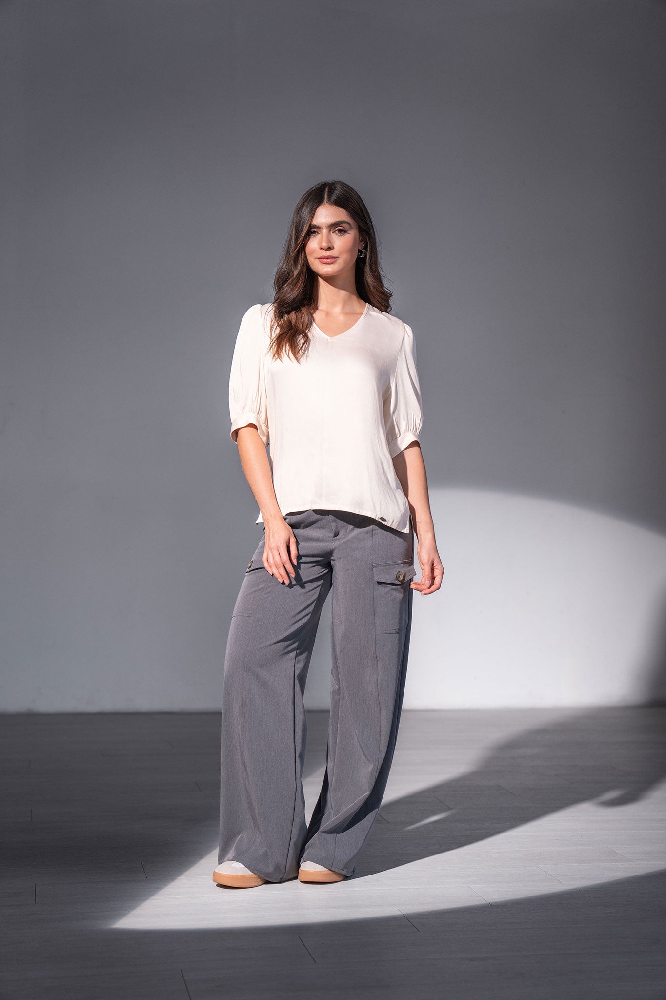 Pantalón bota amplia