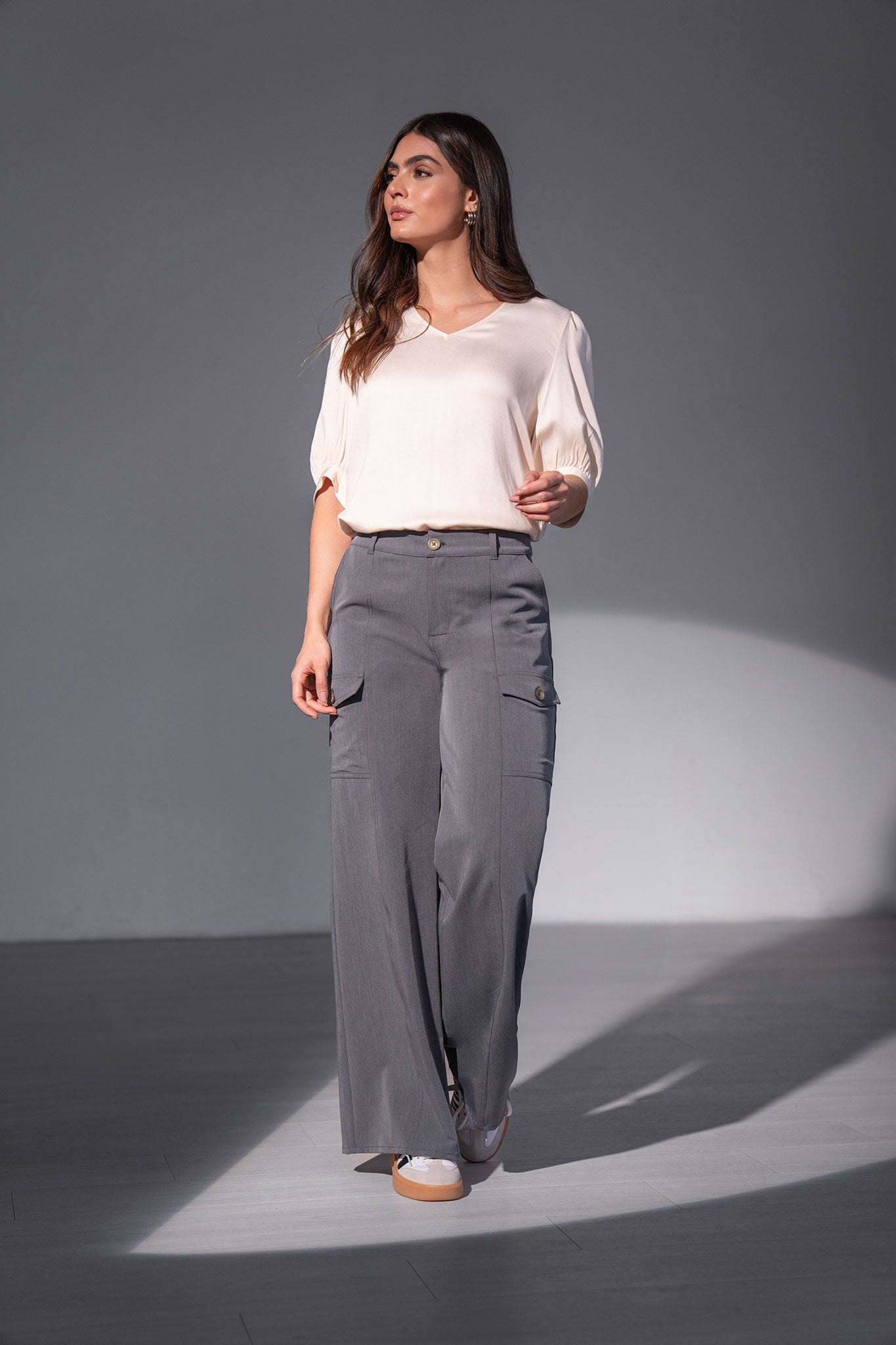 Pantalón bota amplia