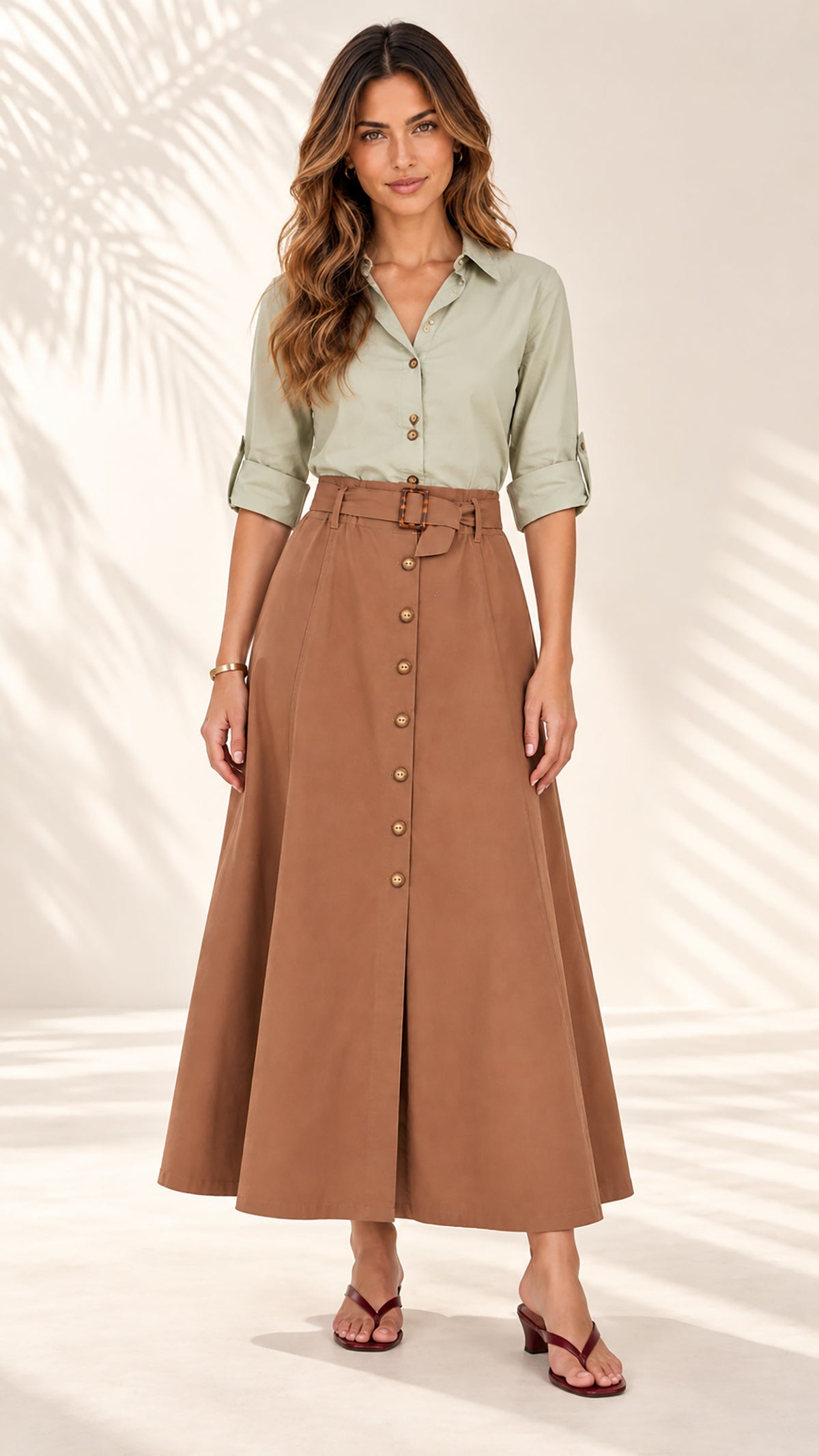 Blusa camisera esencial.