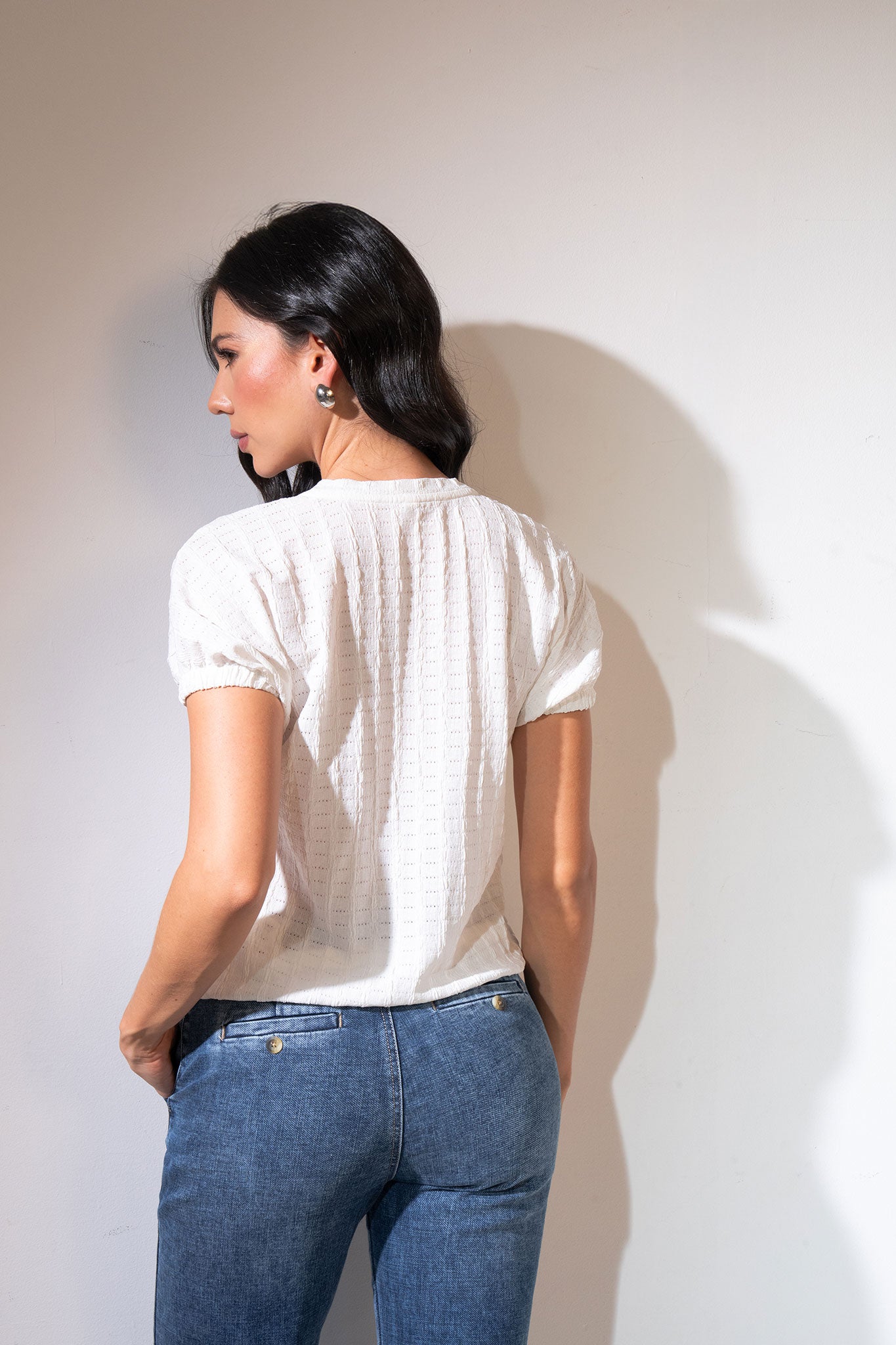 Camiseta cuello en V