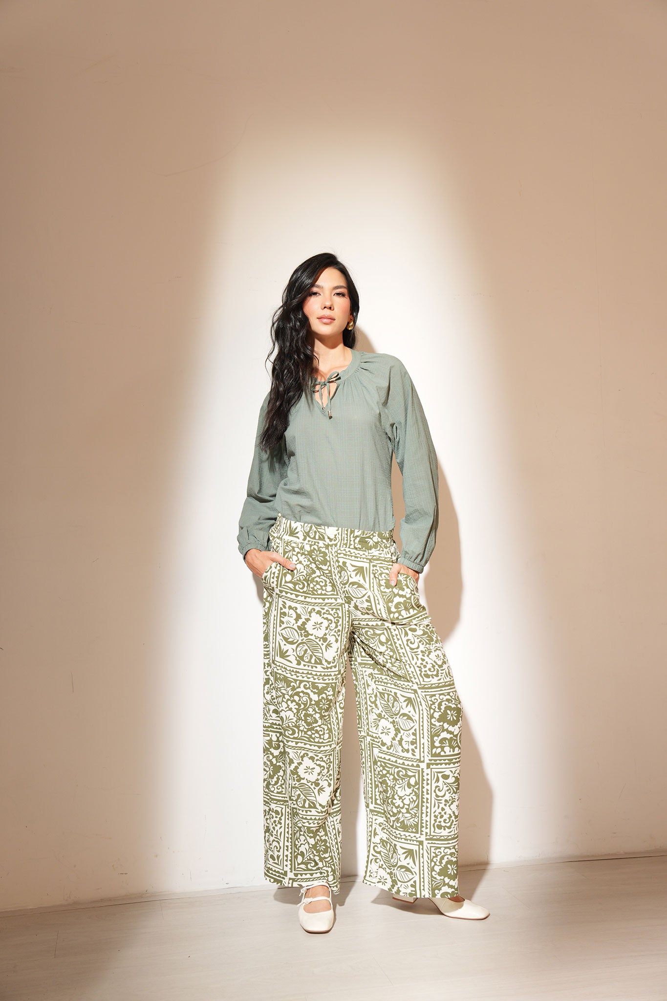 Pantalón prense delantero