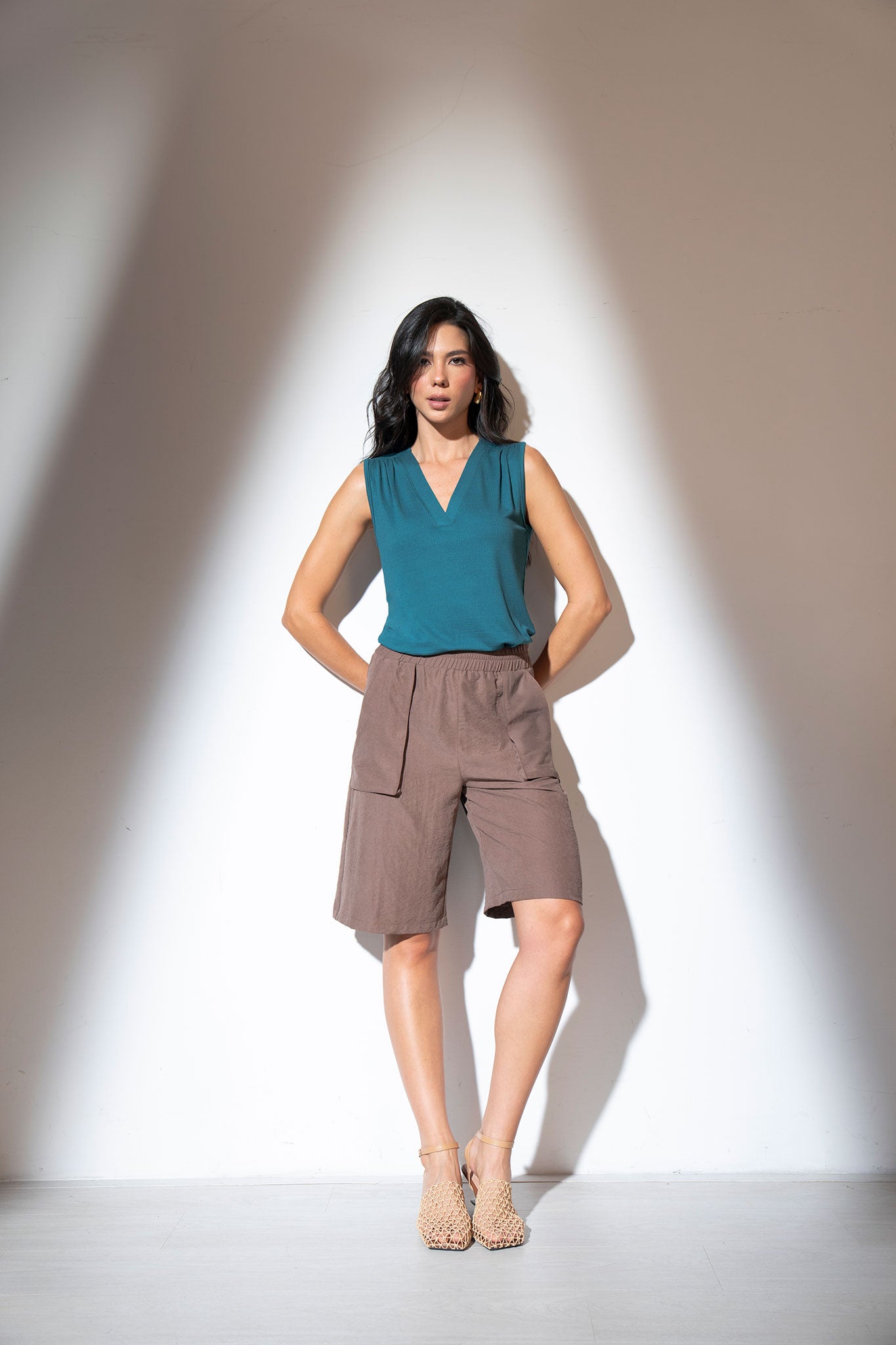 Camiseta cuello en v