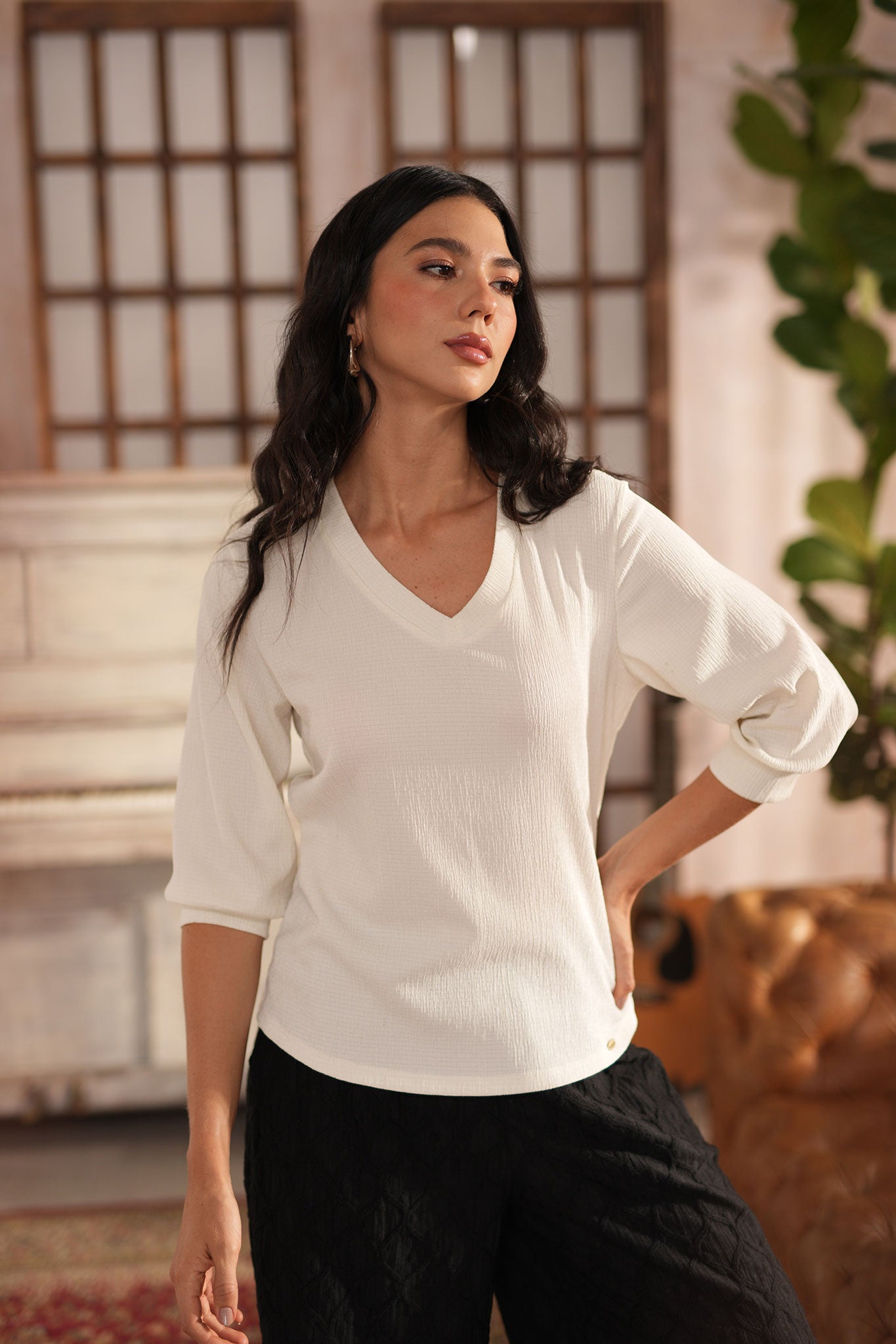 Camiseta con puños