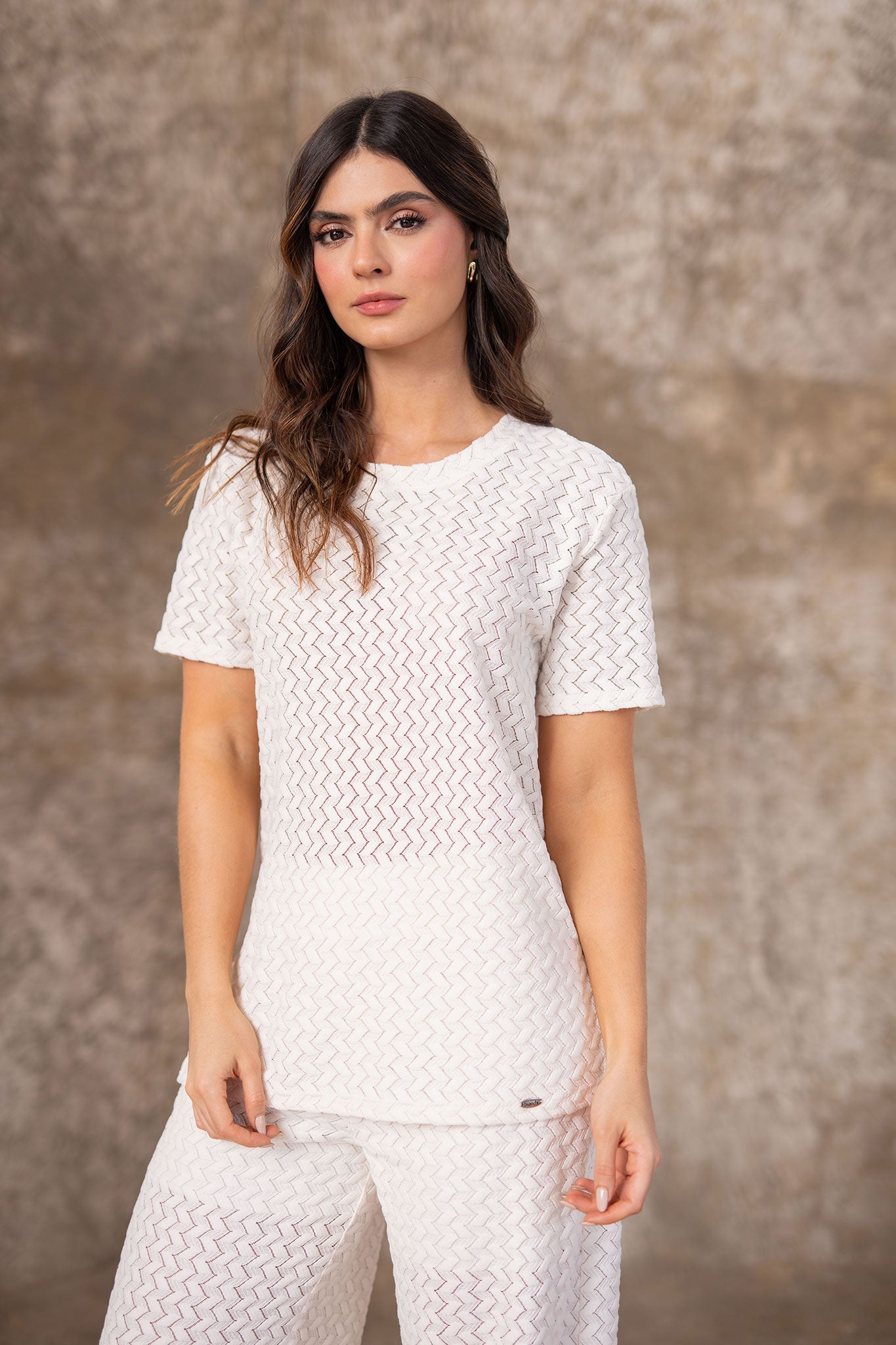 Camiseta cuello redondo