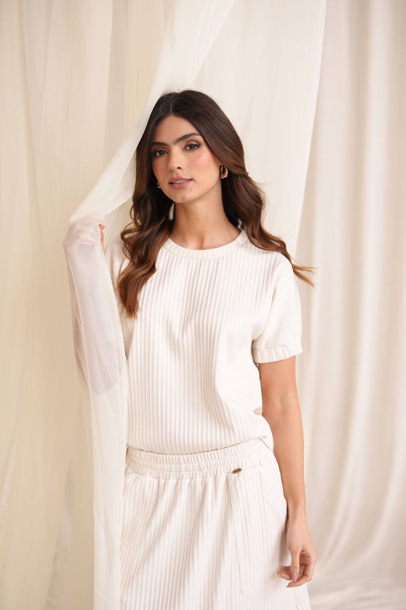 Camiseta acanalada