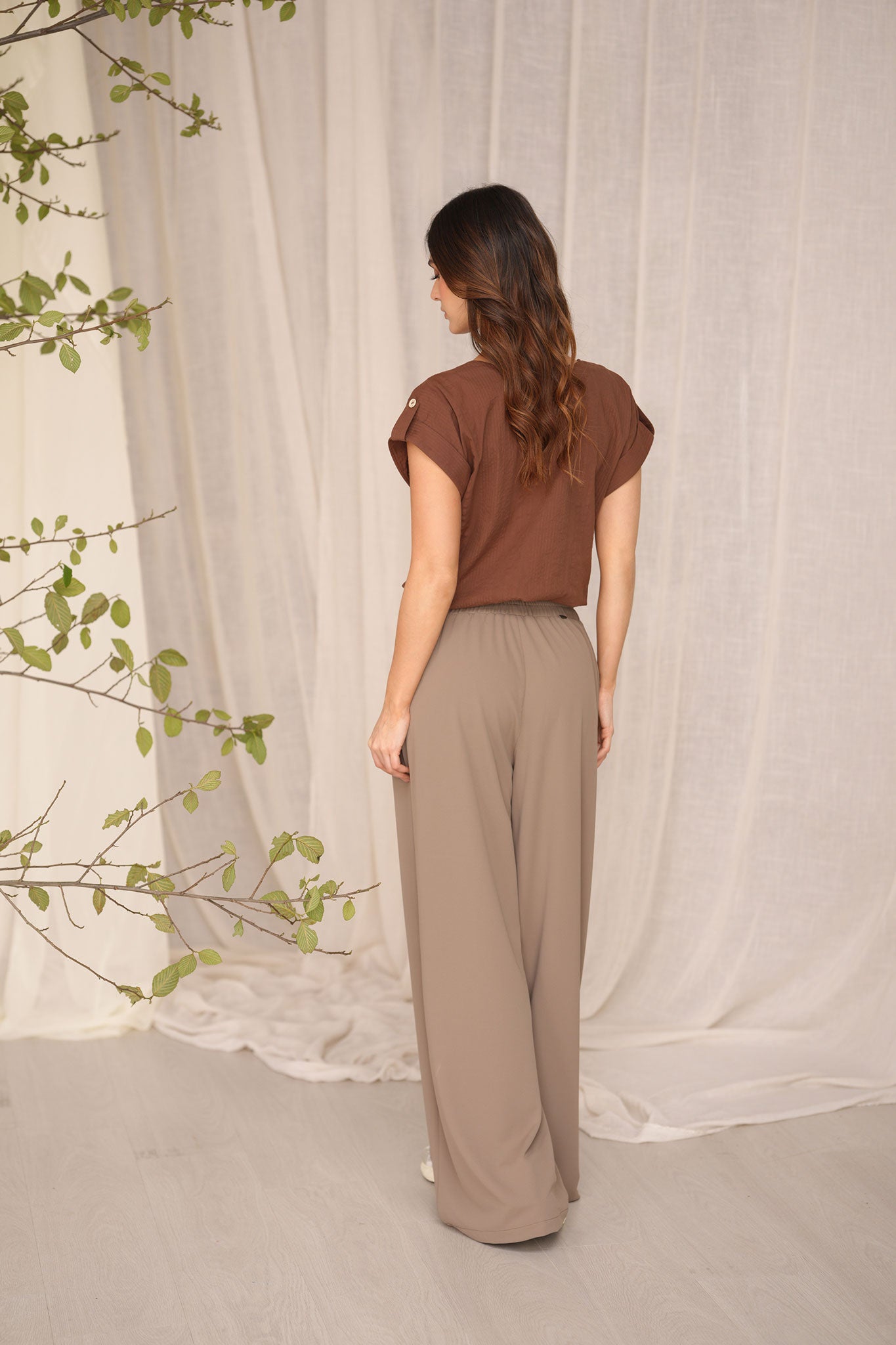 Blusa con guardapolvo