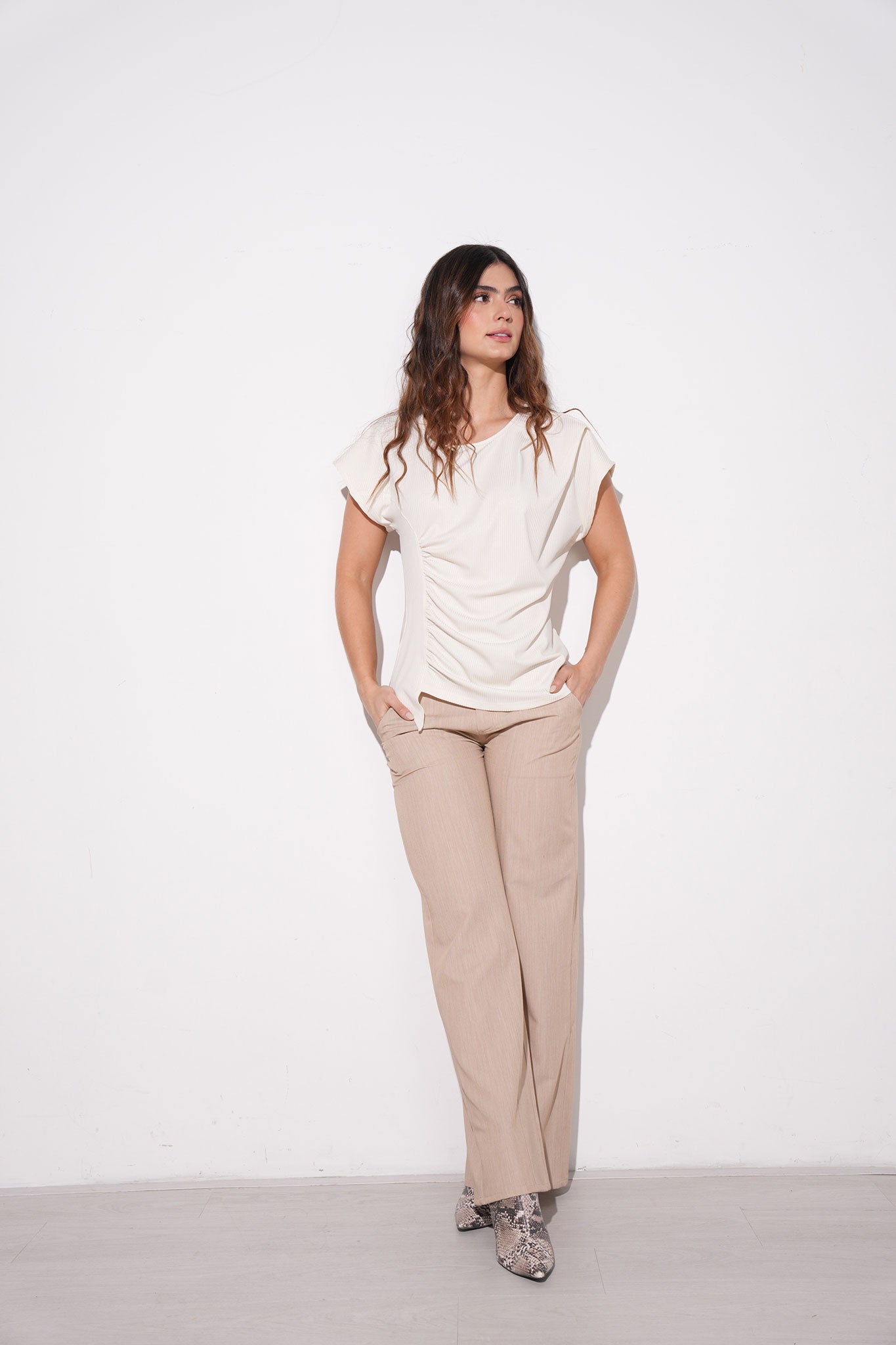 Camiseta cuello redondo