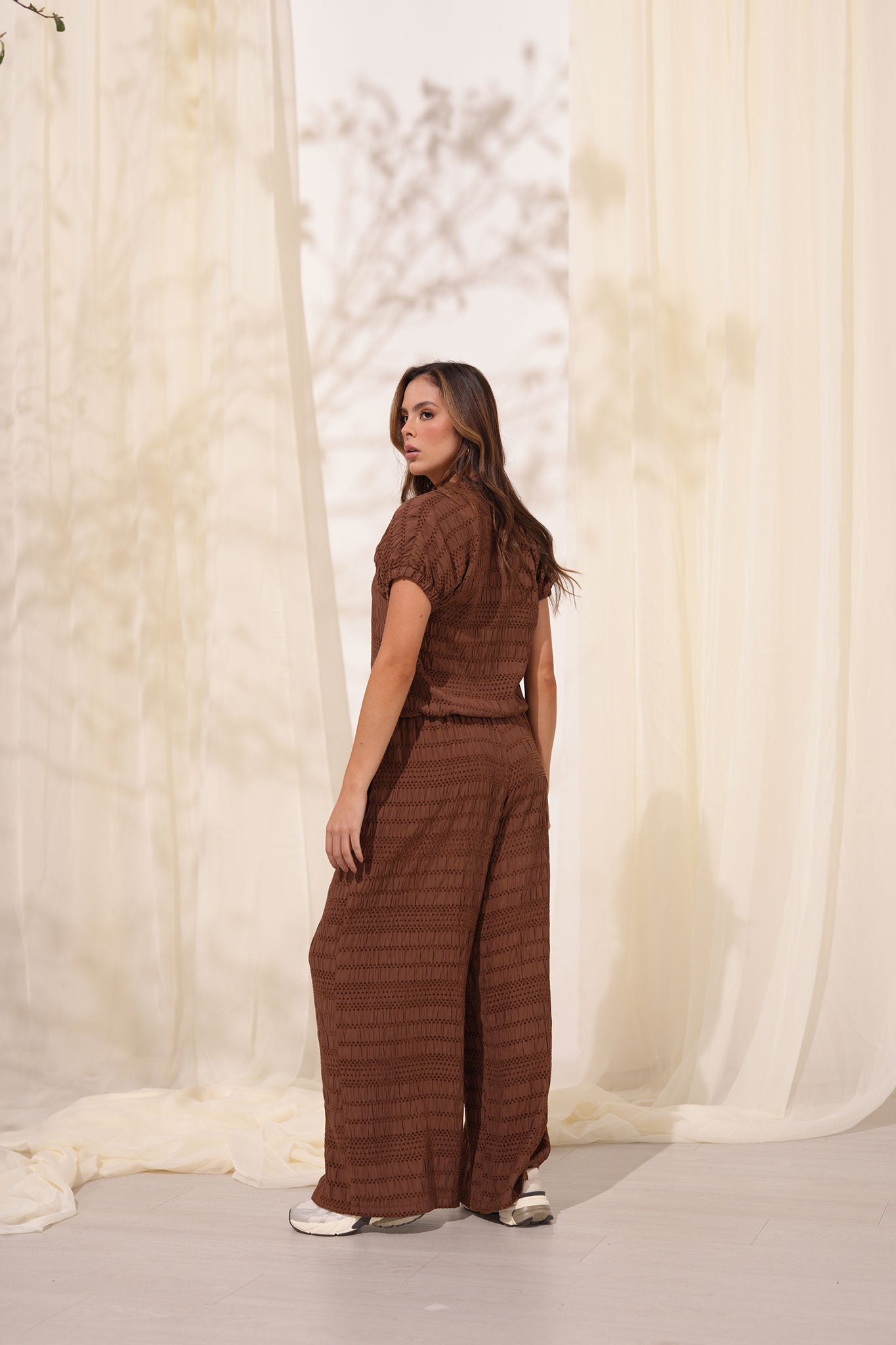 Blusa con tejido