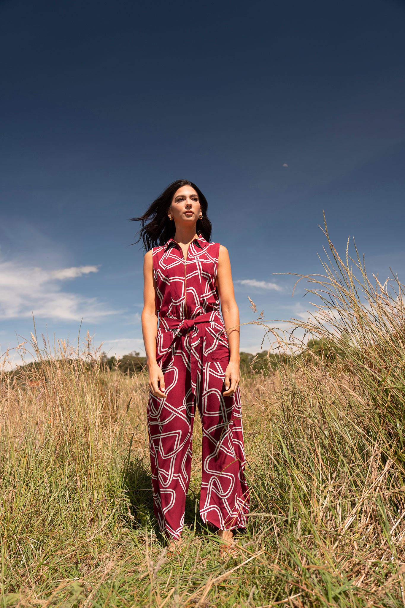 Enterizo bota amplia