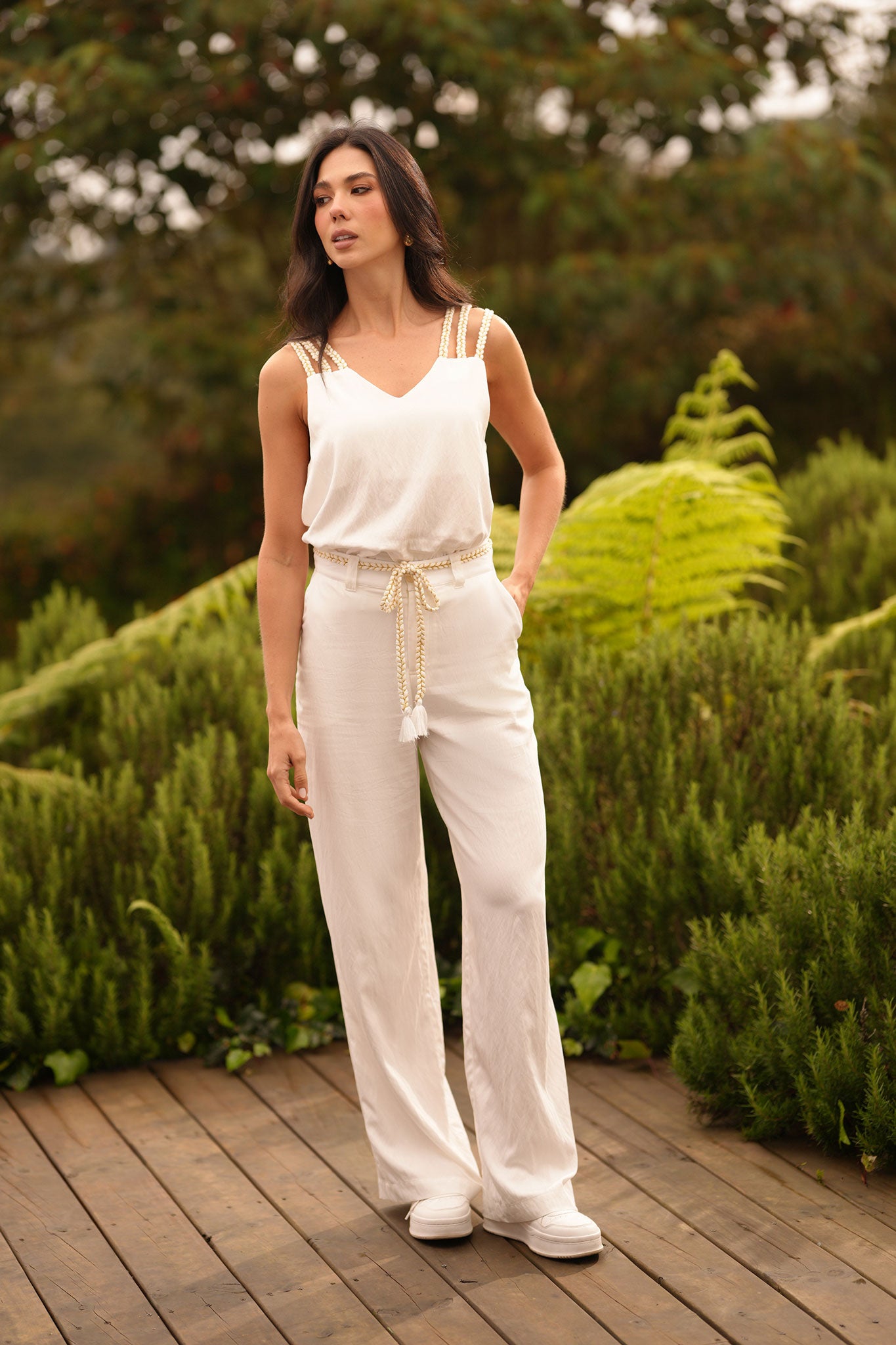 Pantalón bota palazzo