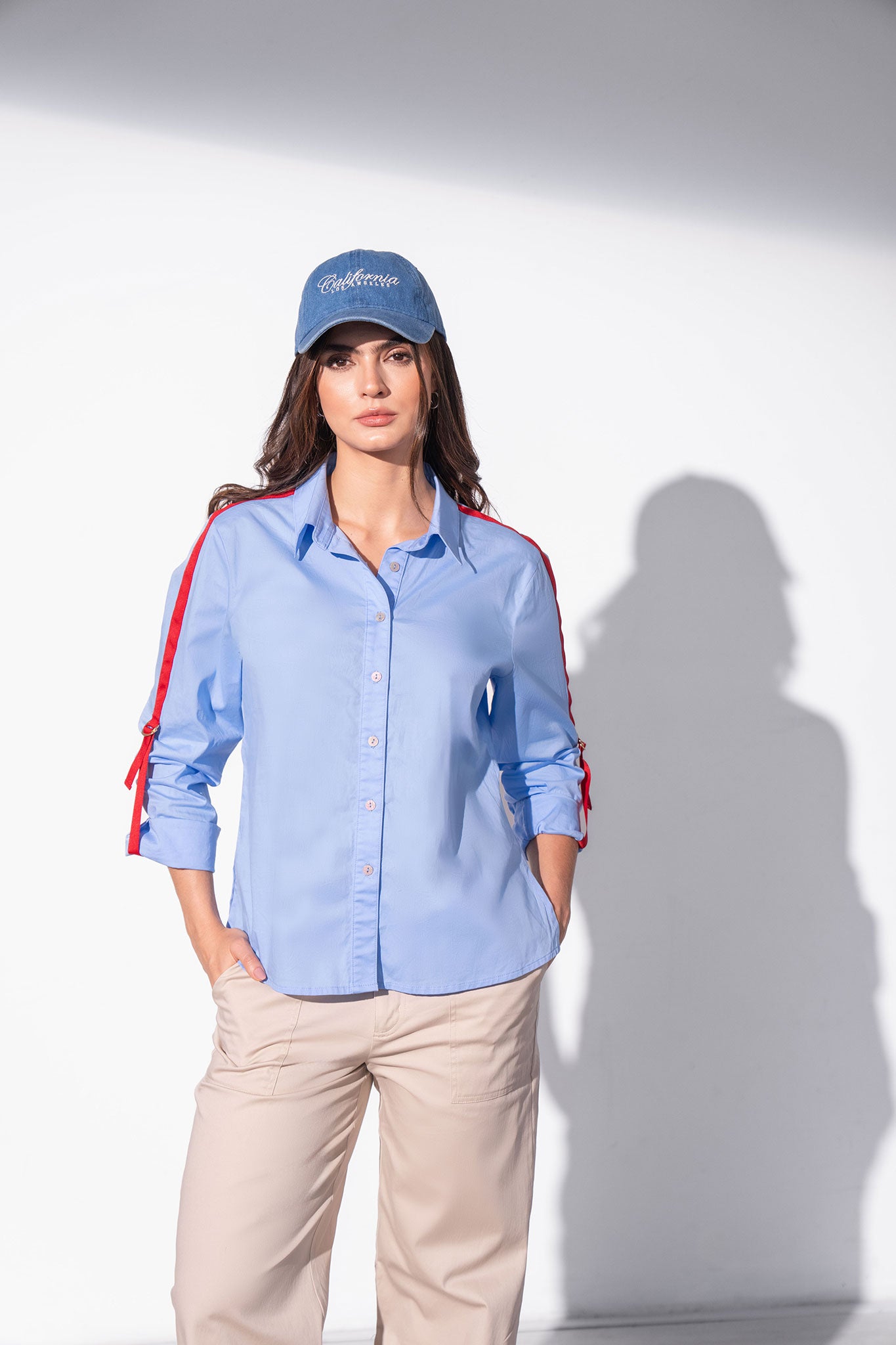 Blusa manga larga