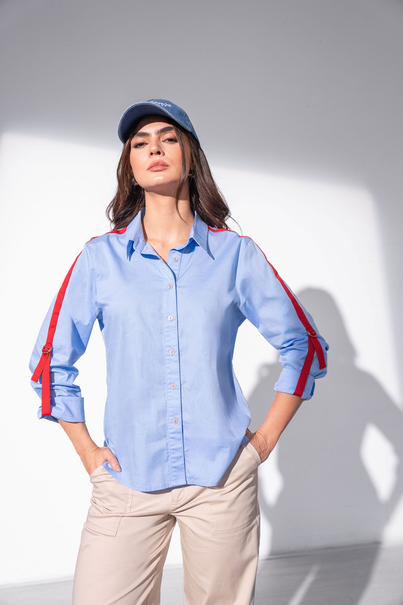 Blusa manga larga