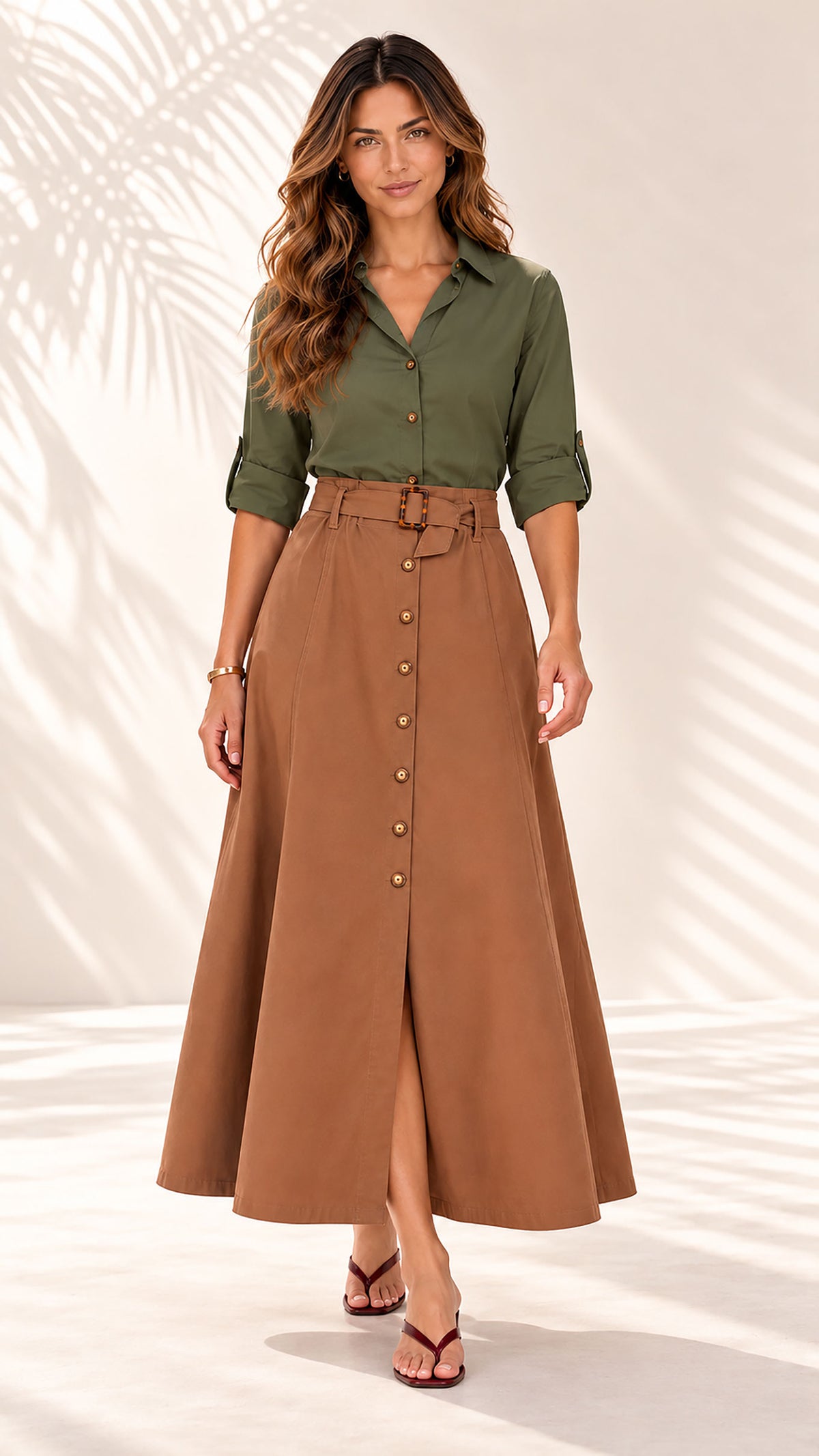 Blusa camisera esencial.