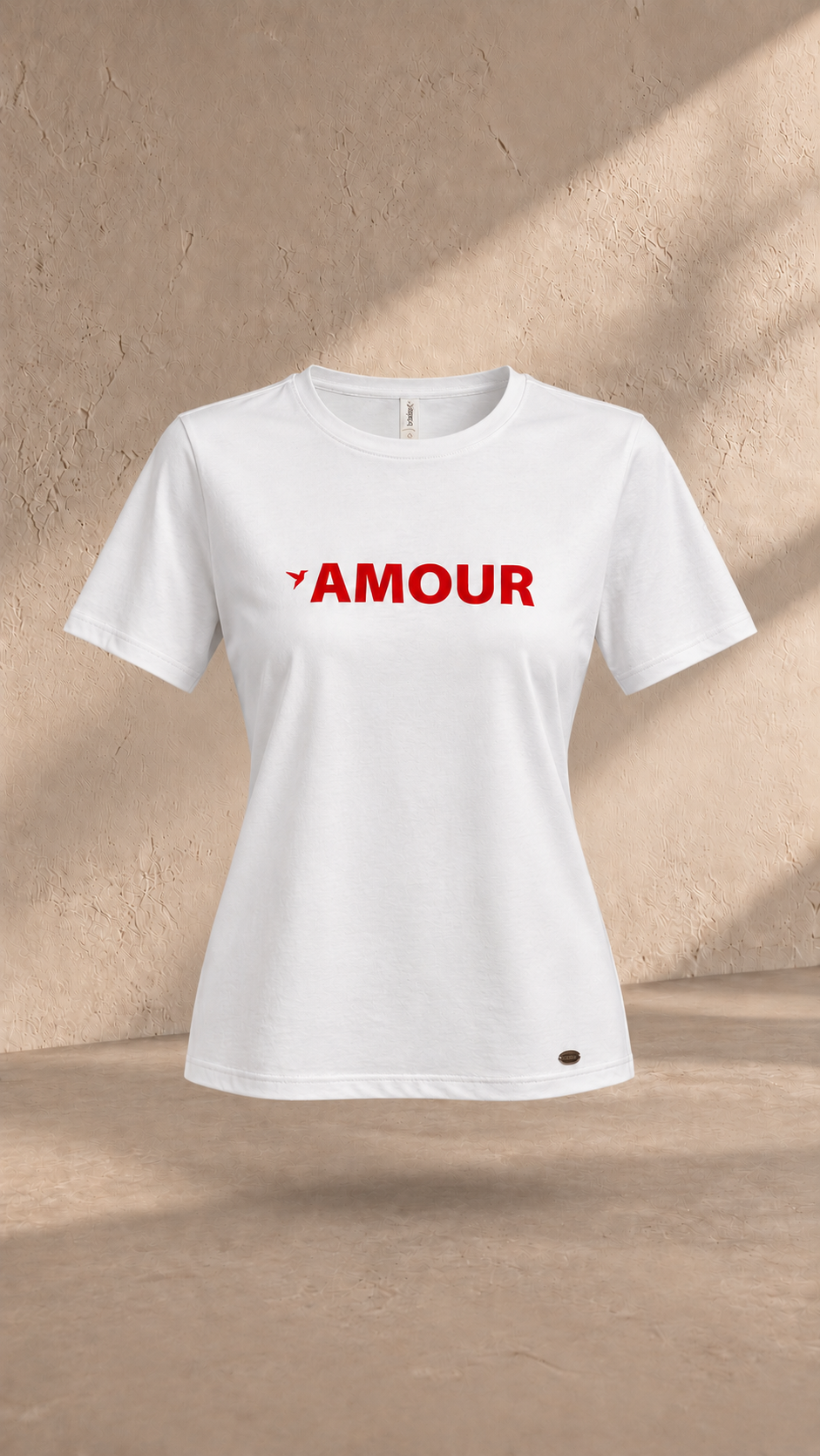 Camiseta manga corta estampada