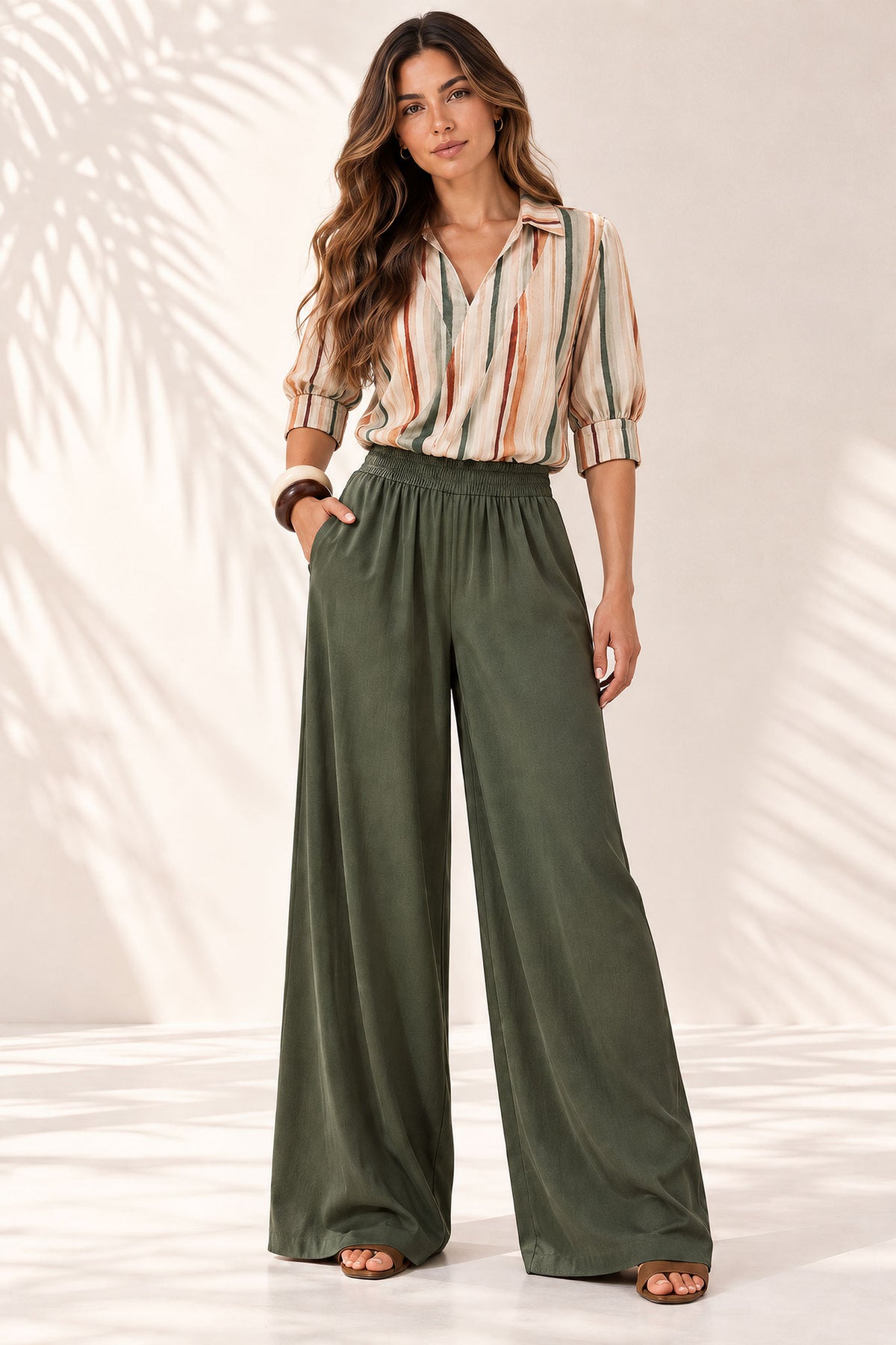 Pantalón bota amplia